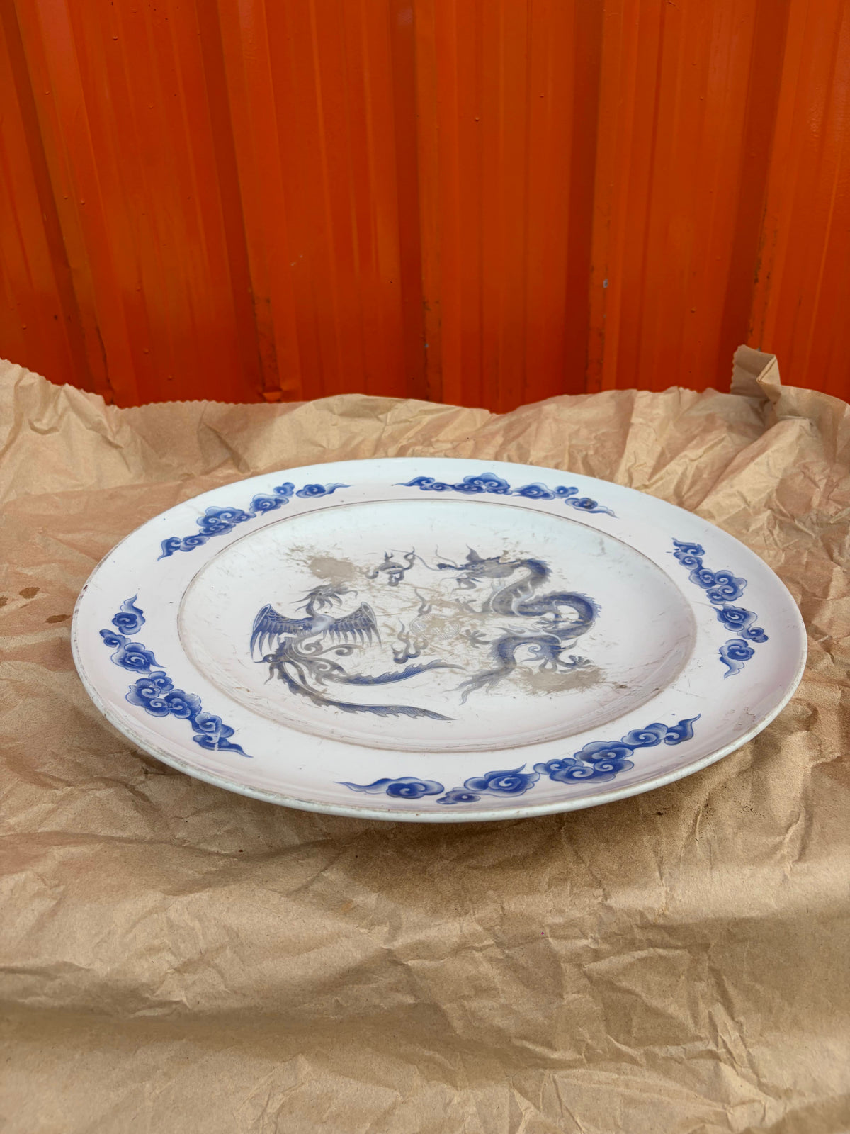 Large Antique Porcelain Charger - Surround Living - 4
