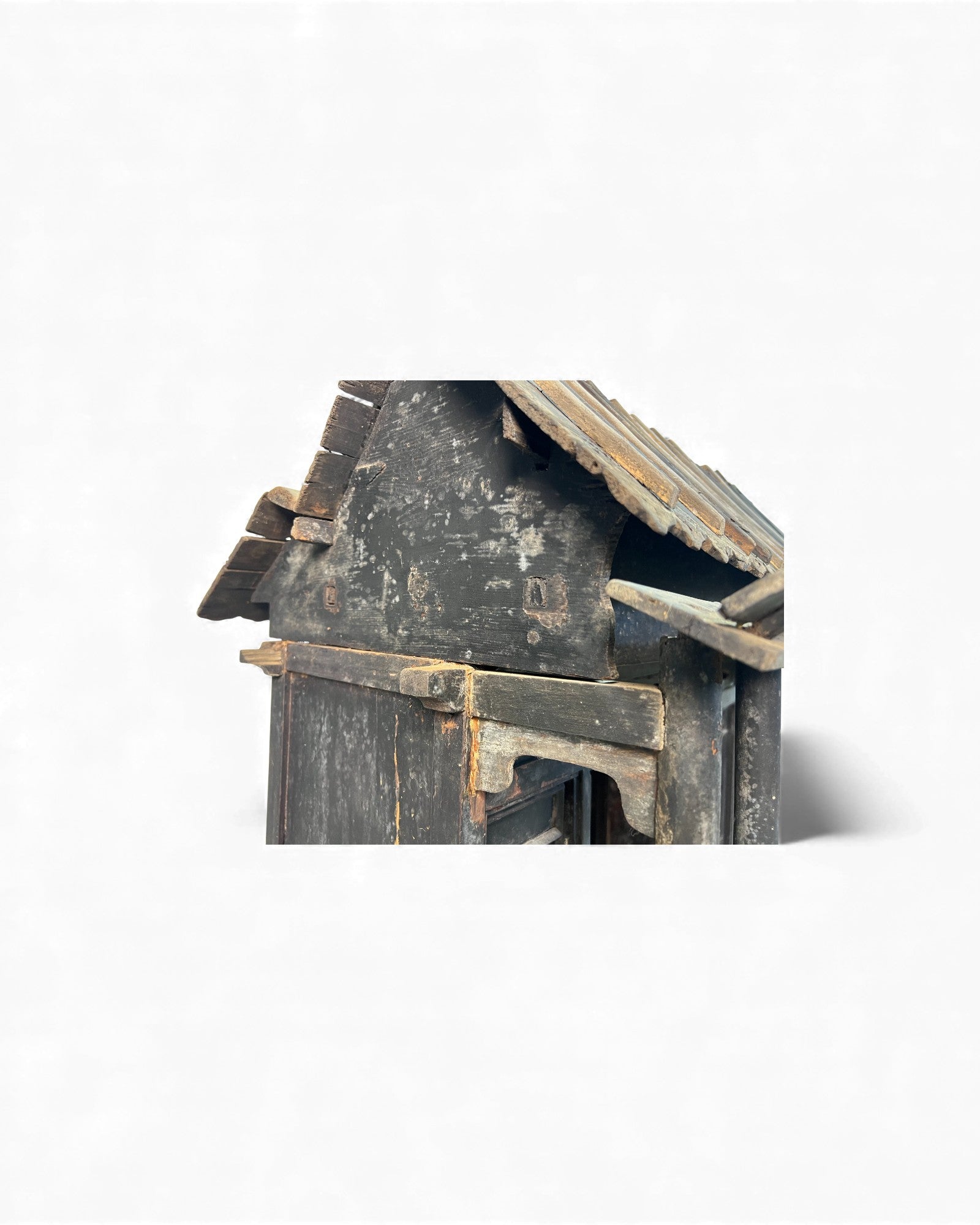 Shanxi Gilt Black - Lacquer Spirit House (Home Altar Shrine) - Surround Living - 7