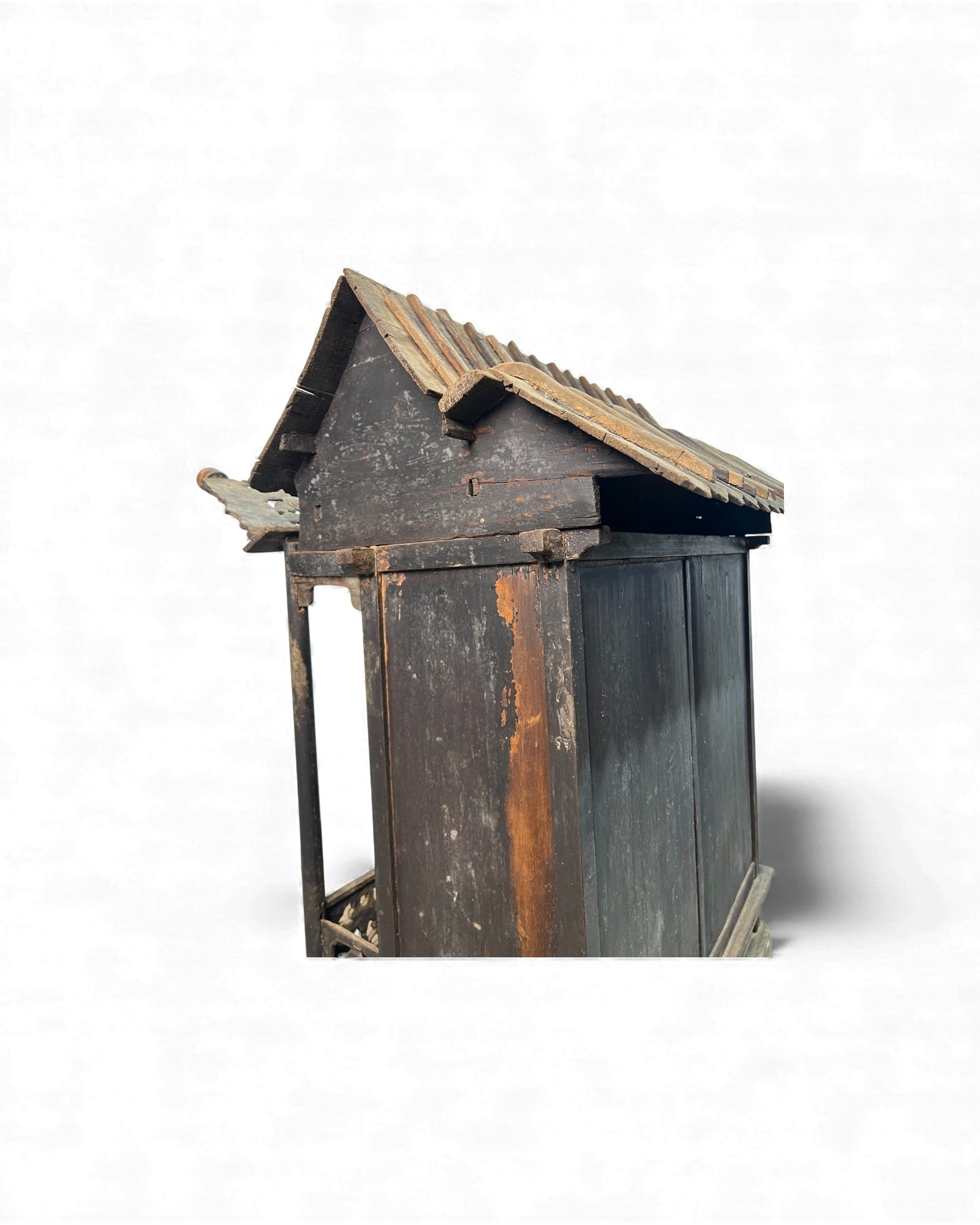 Shanxi Gilt Black - Lacquer Spirit House (Home Altar Shrine) - Surround Living - 19