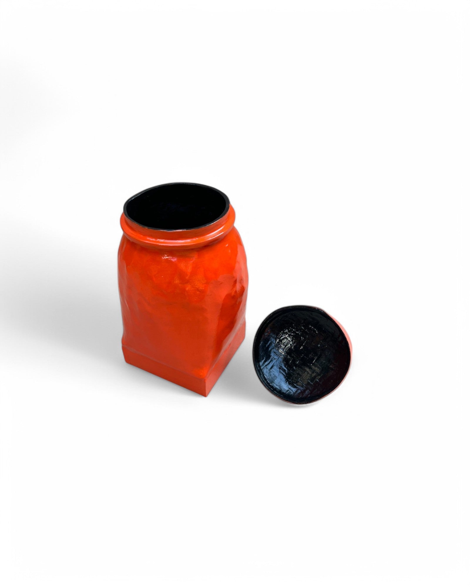 Elephant Lacquered Storage Basket (Small)