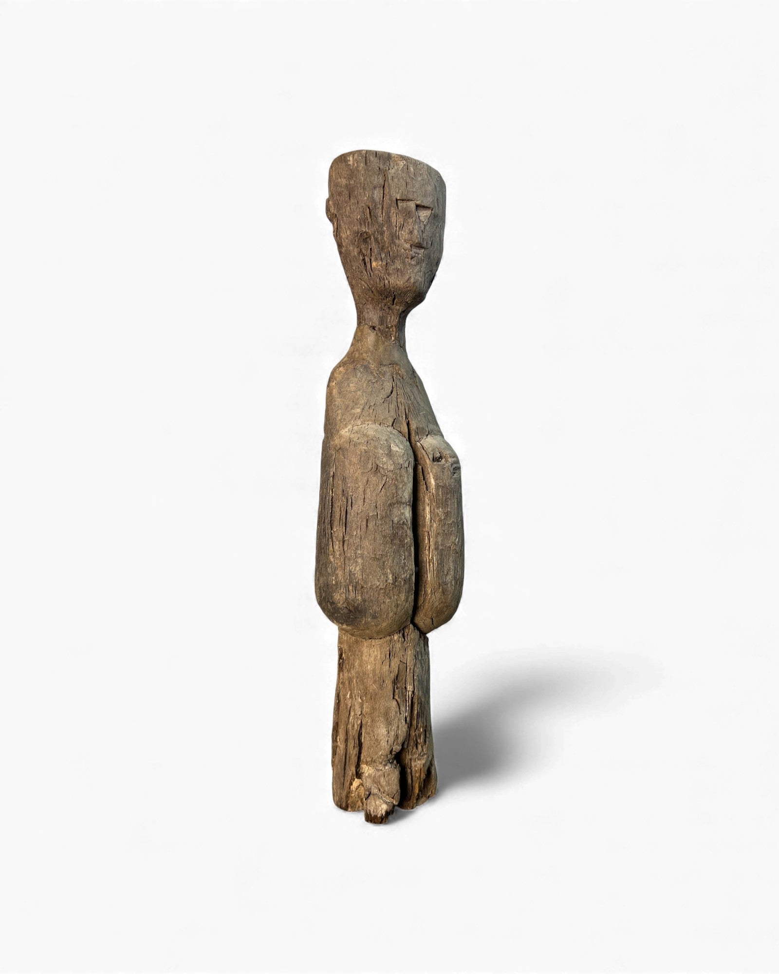 Ancient Chinese Wooden Tomb Attendant Figure - Surround Living - 12