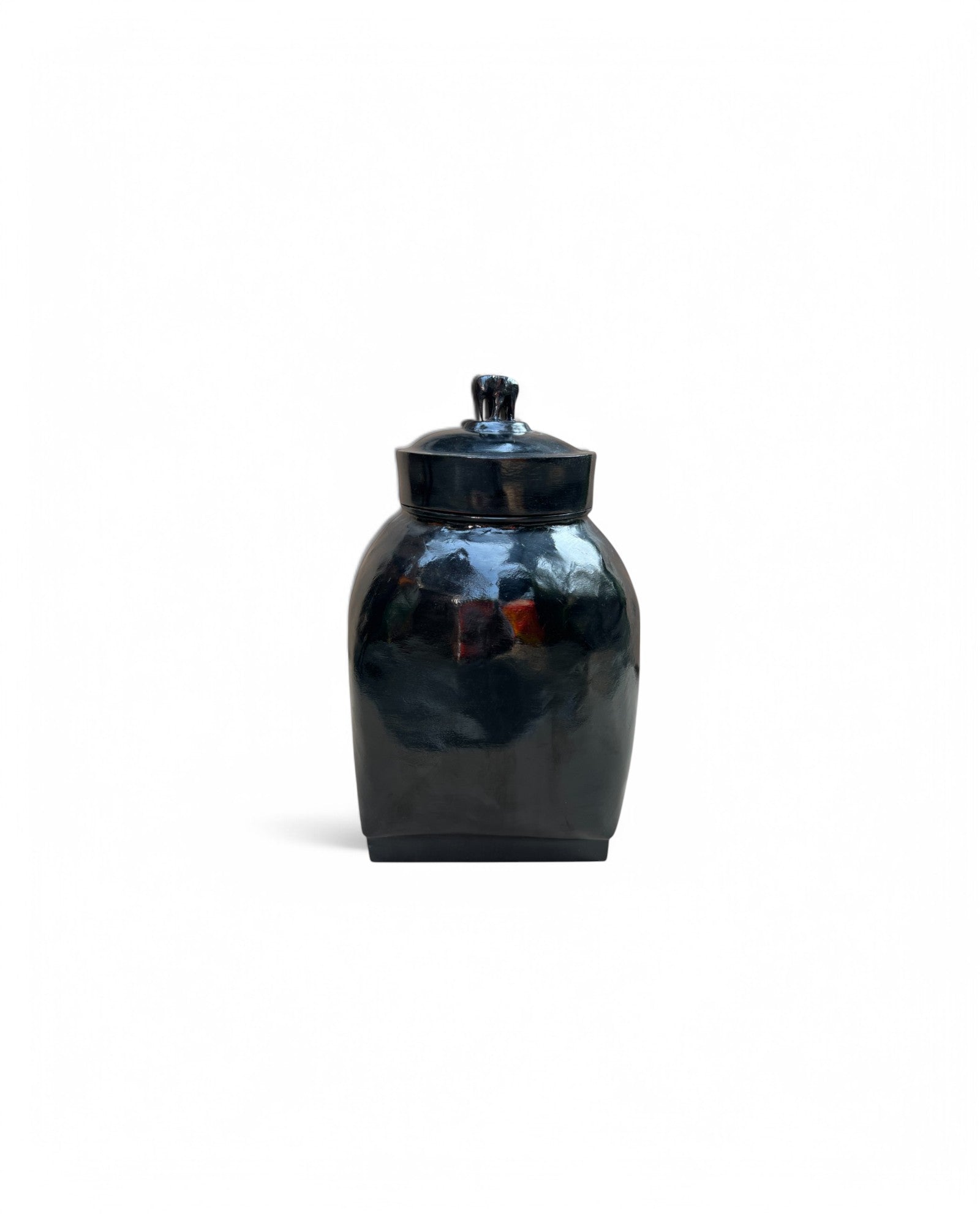 Elephant Lacquered Storage Basket (Large)