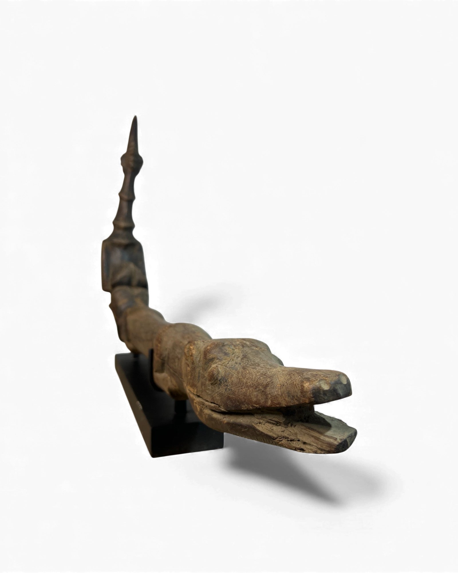 Burmese Hardwood Oxcart Finial Sculpture - Surround Living - 12