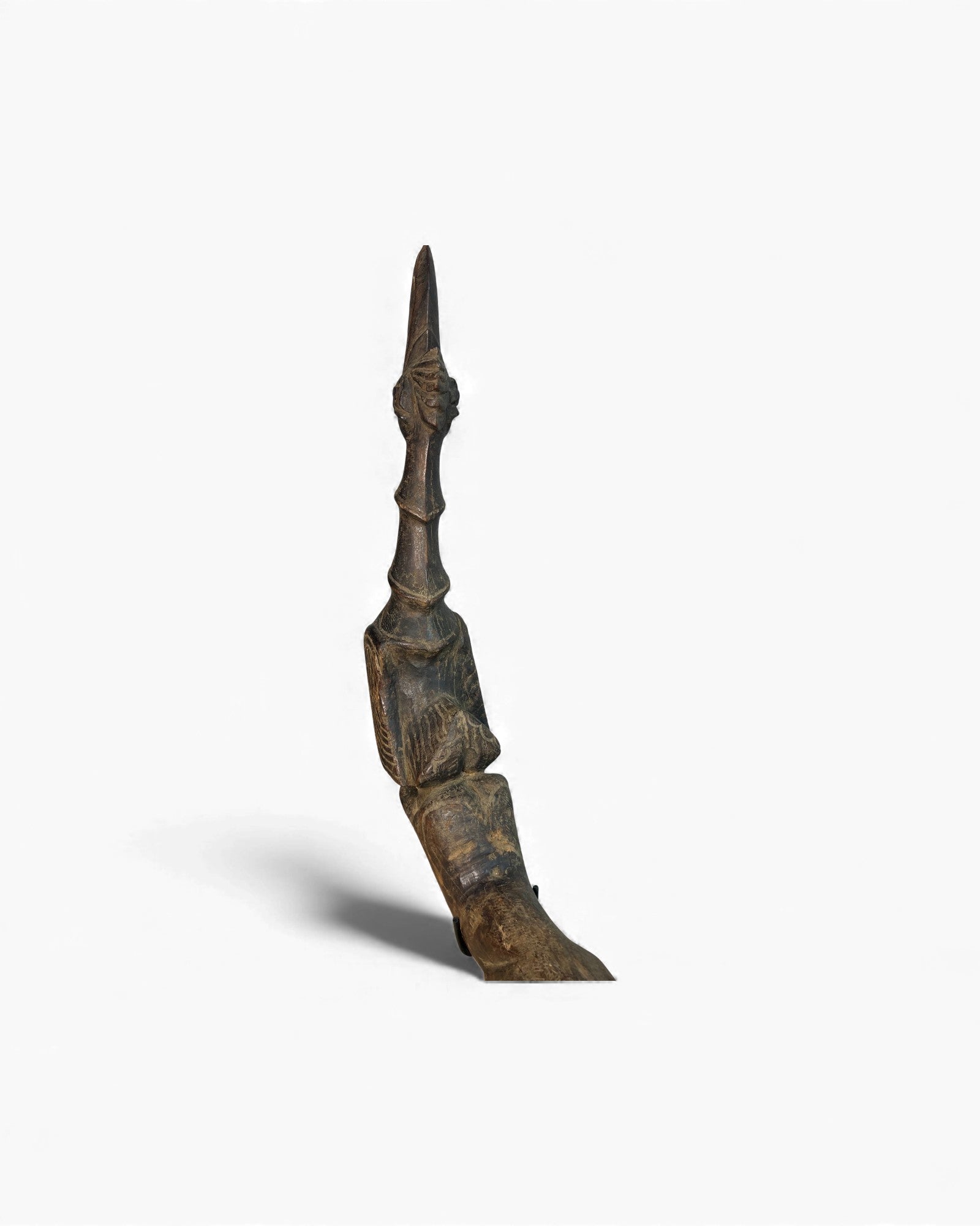 Burmese Hardwood Oxcart Finial Sculpture - Surround Living - 13