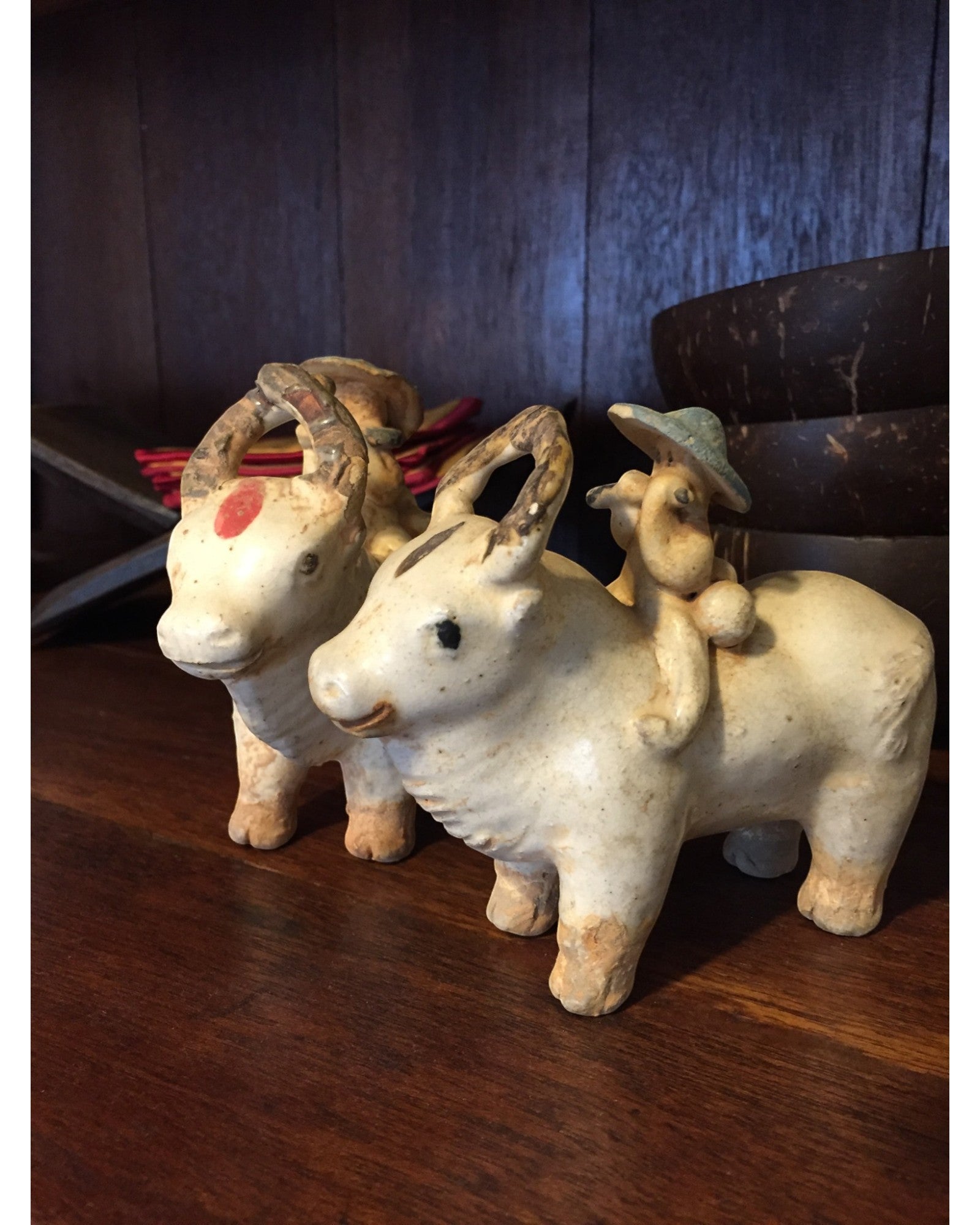 Buffalo Ceramic Sculptures