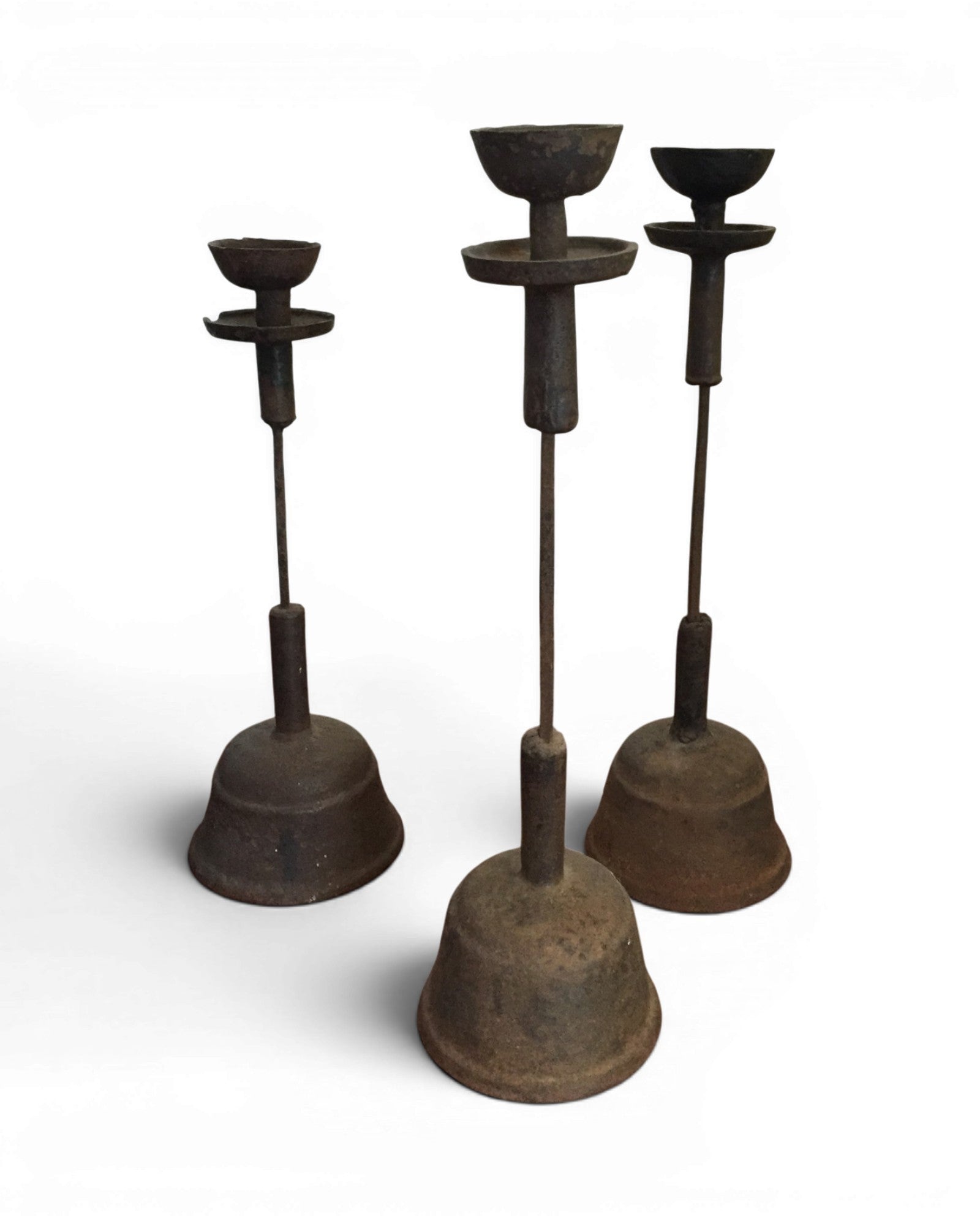 Vintage Iron Candle Holder