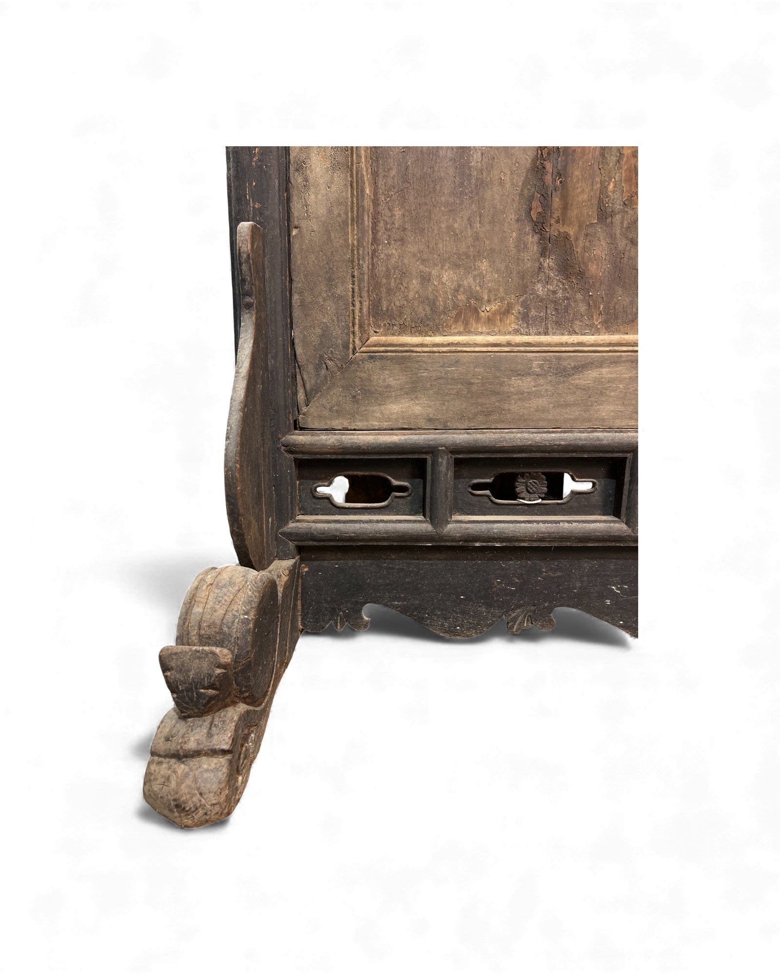 18th - Century Chinese Scholar’s Large Screen with Painted Lion - Surround Living - 12