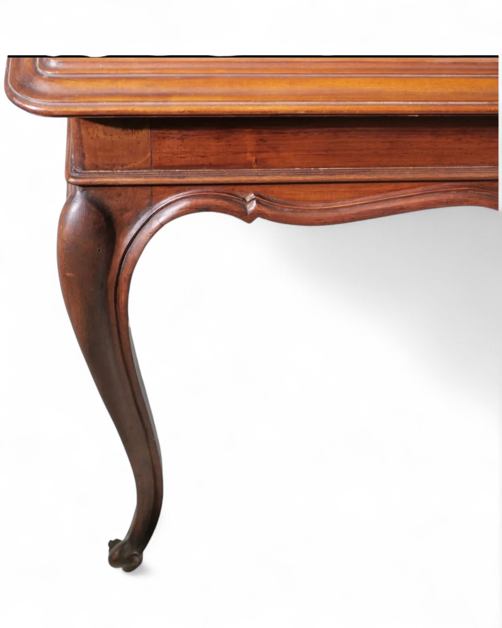 Italian Solid Walnut Louis XV Dining Table