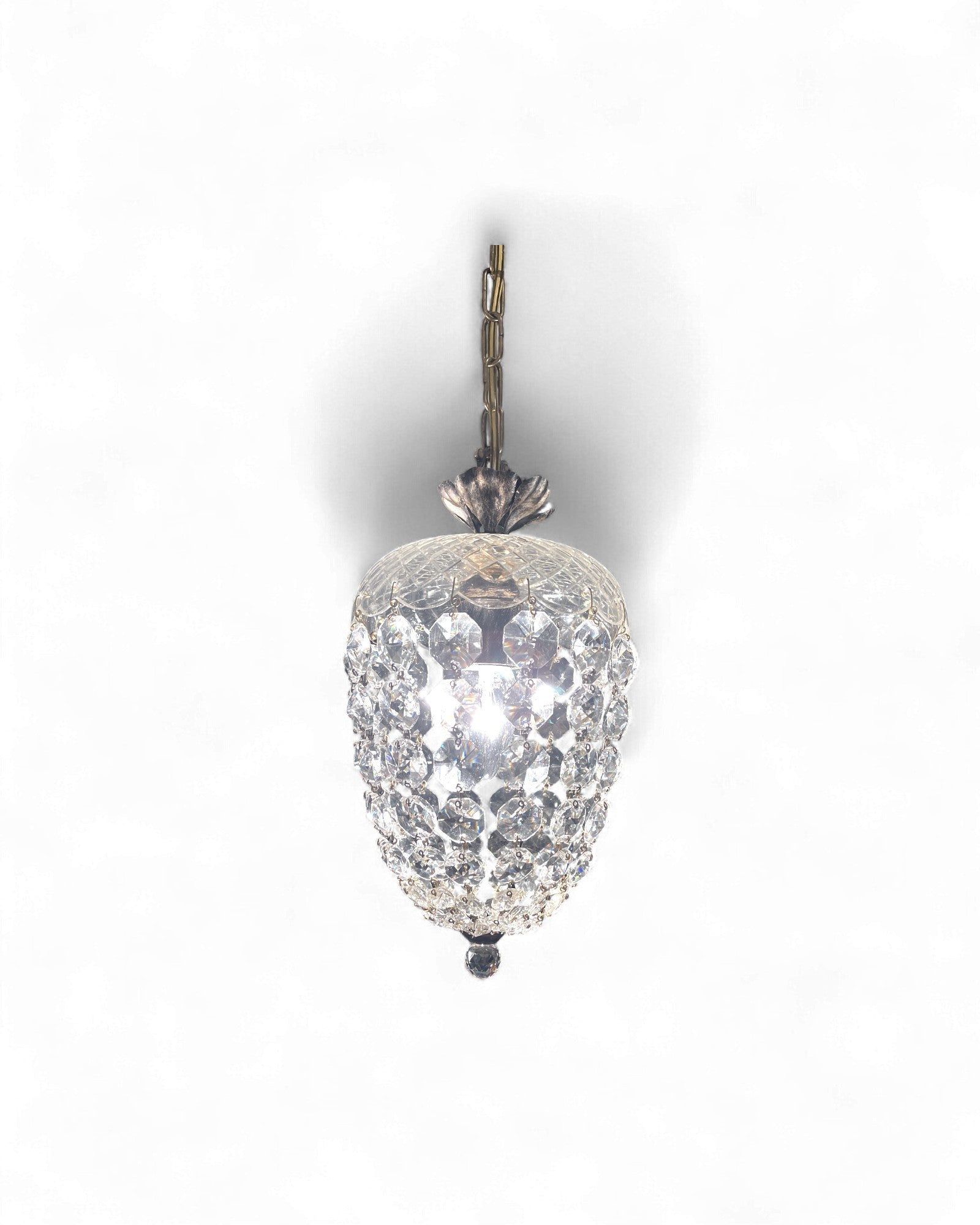 Vintage Kristallboll “Crystal Ball” Pendant Light
