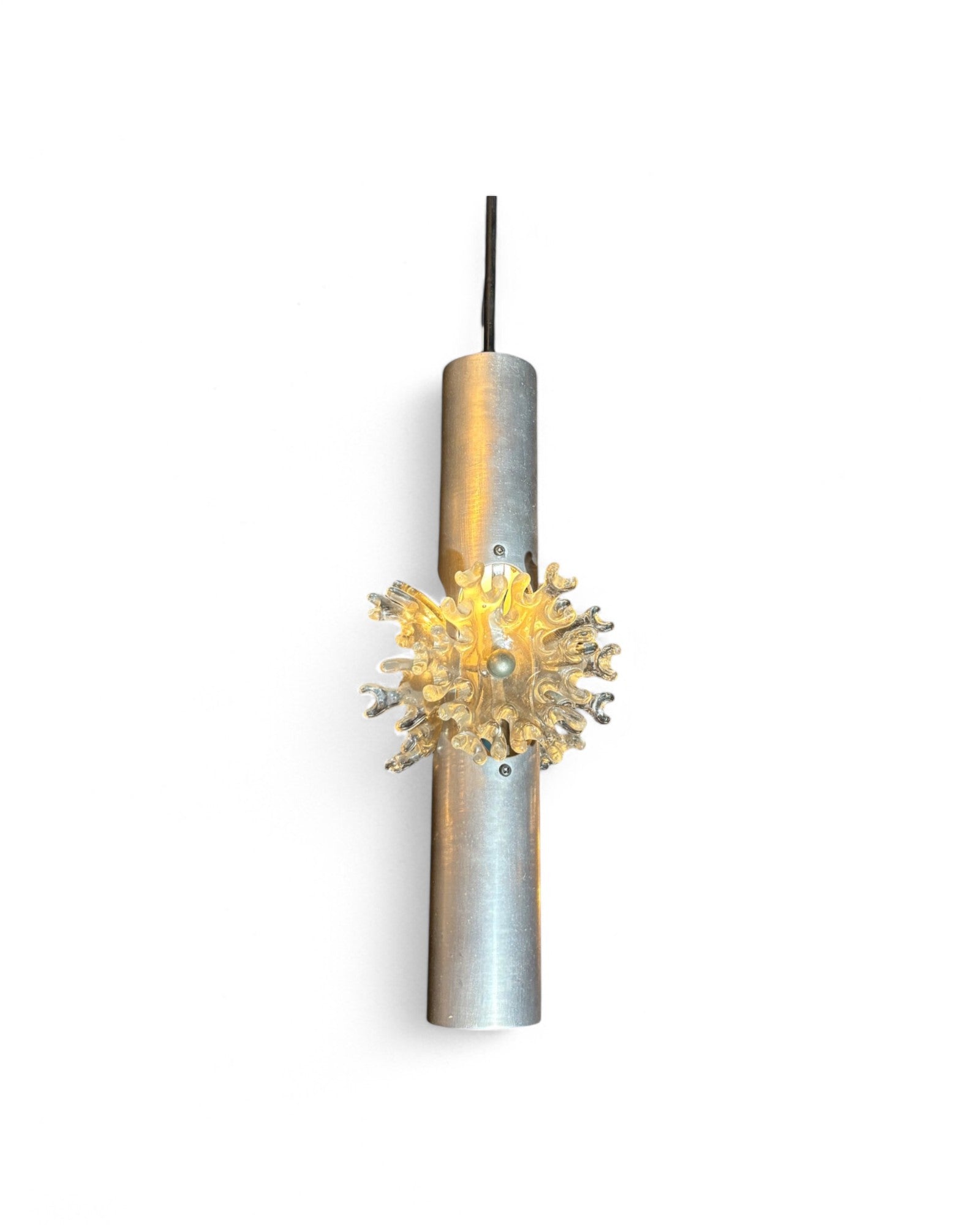 Splashing Agua Tubular - Droplet Stainless Steel Chandelier