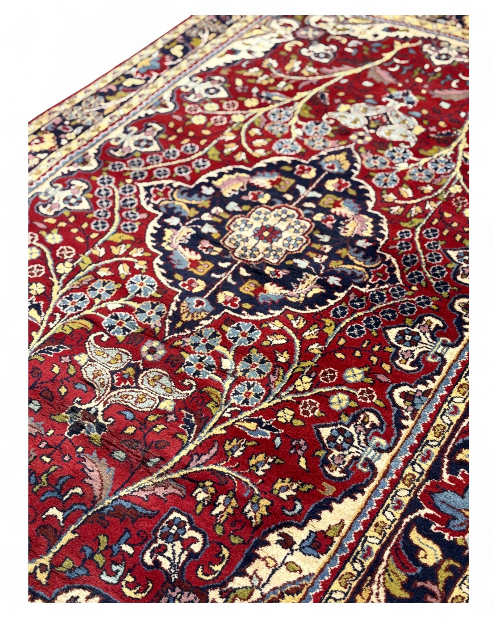 Vintage Persian Kashan Rug | 120 x 205cm