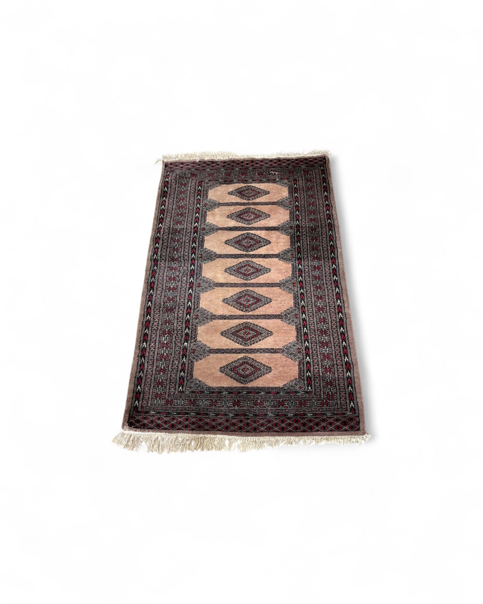 Hand-knotted Vintage Bokhara rug | 95 x 150cm