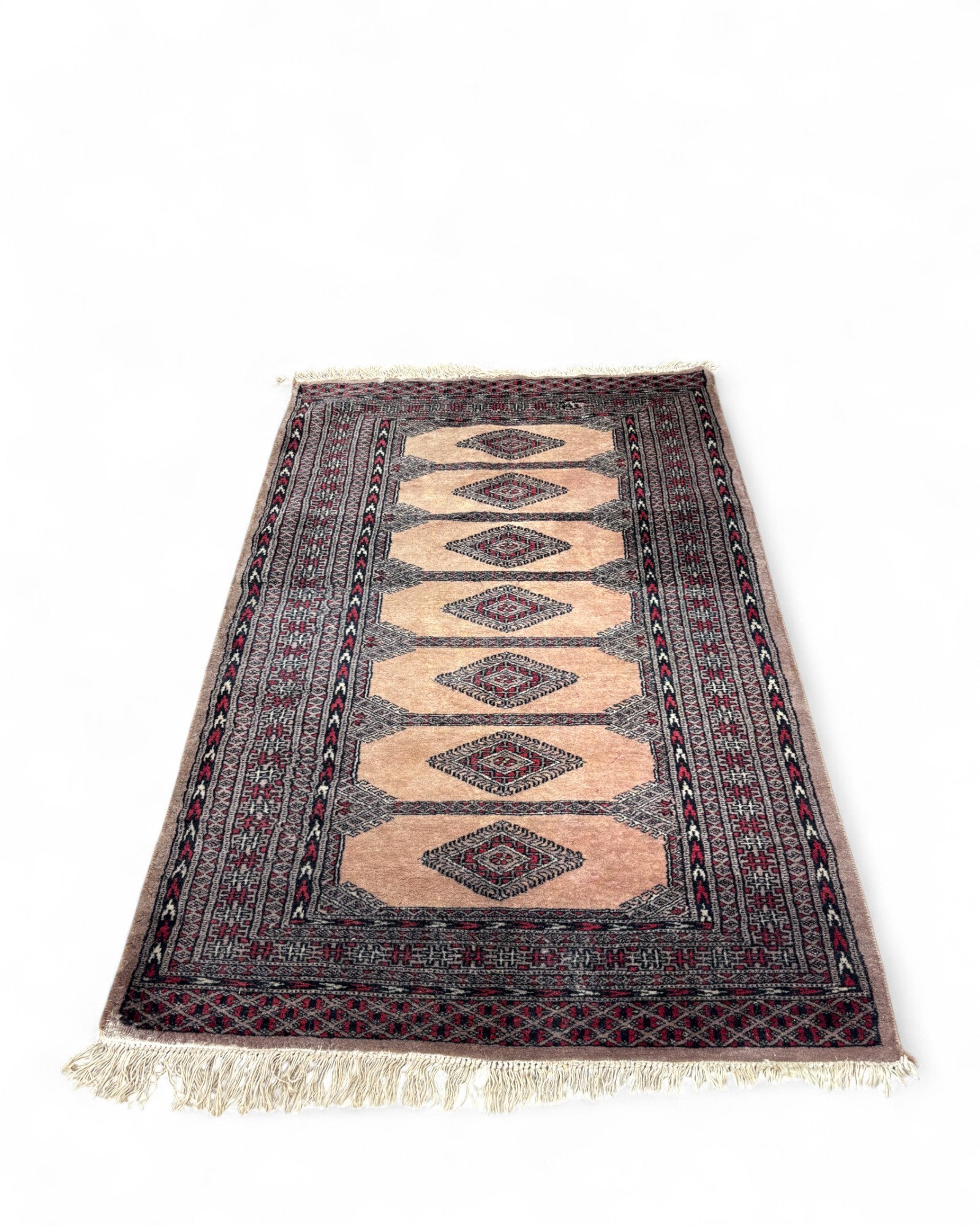 Hand-knotted Vintage Bokhara rug | 95 x 150cm