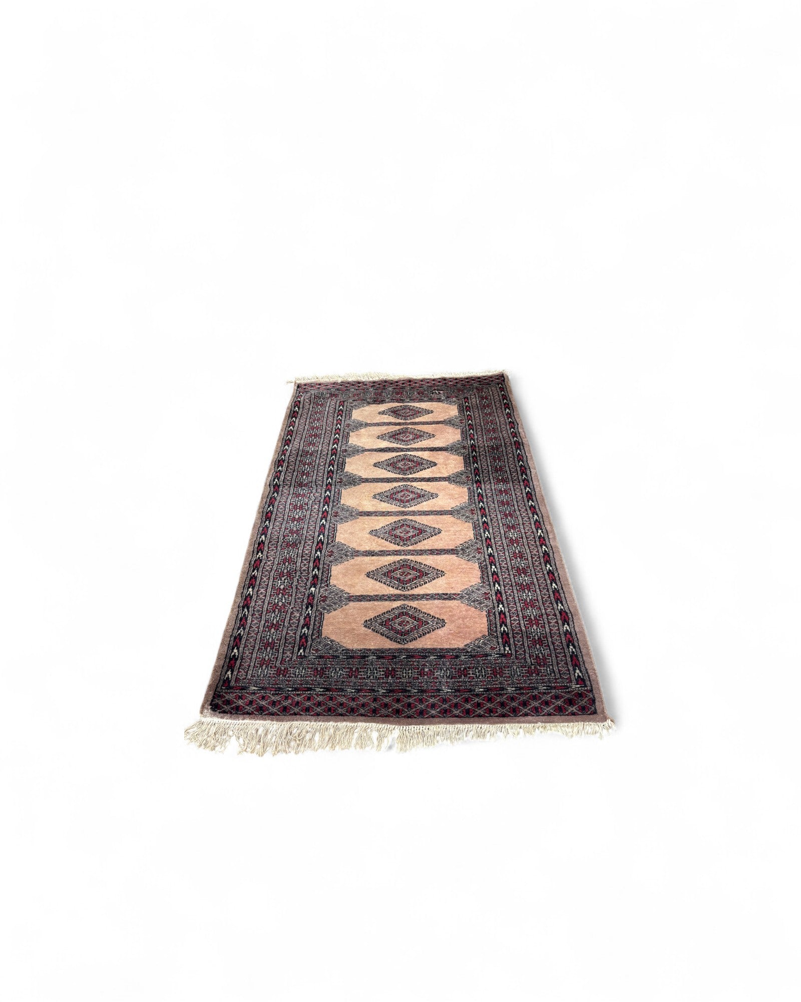 Hand-knotted Vintage Bokhara rug | 95 x 150cm
