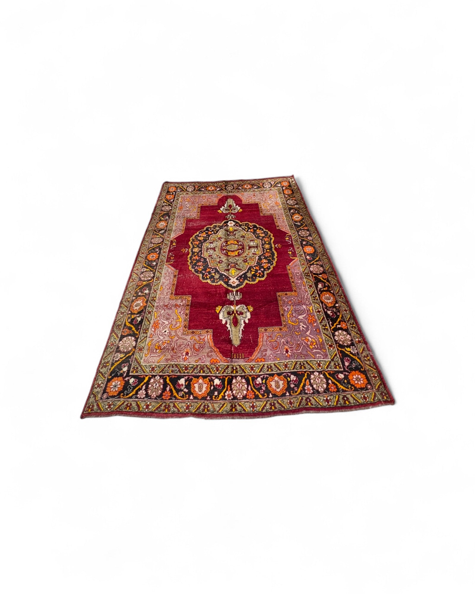 Vintage Turkish Medallion Rug | 234 x 360 cm