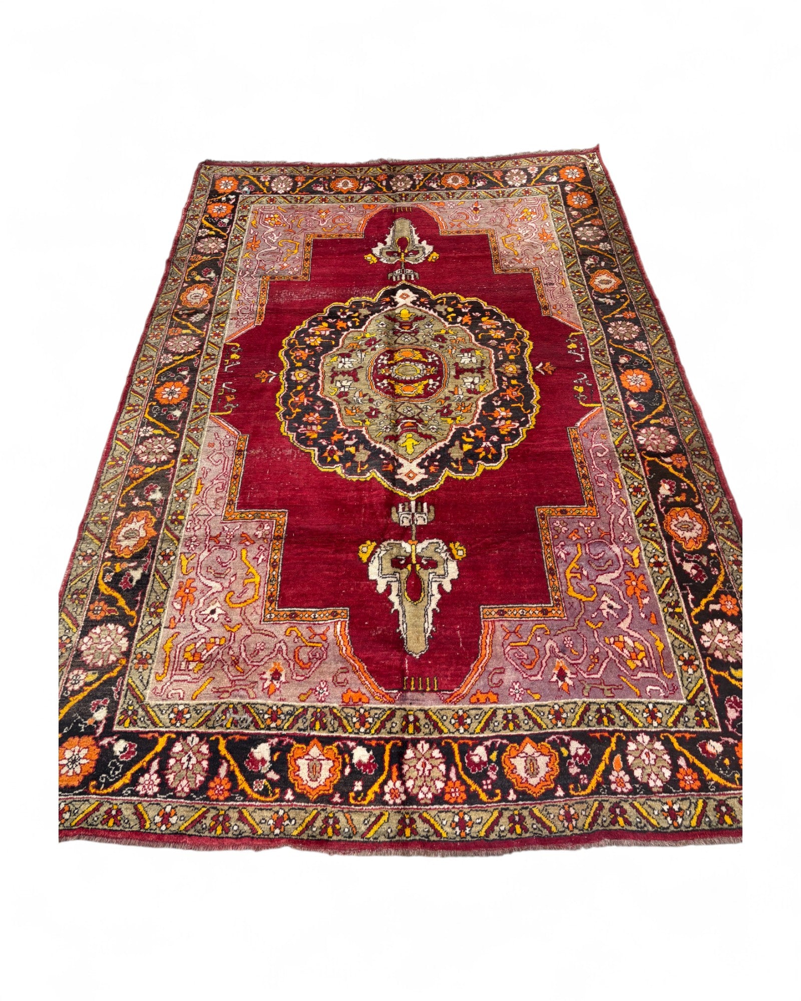 Vintage Turkish Medallion Rug | 234 x 360 cm