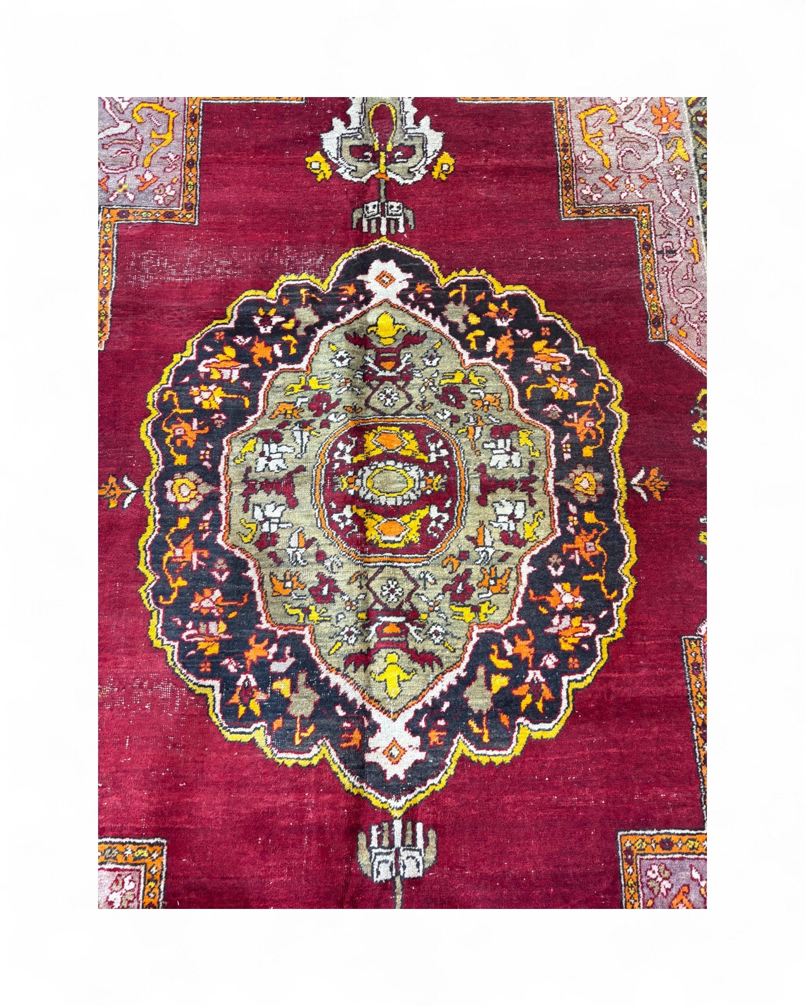 Vintage Turkish Medallion Rug | 234 x 360 cm