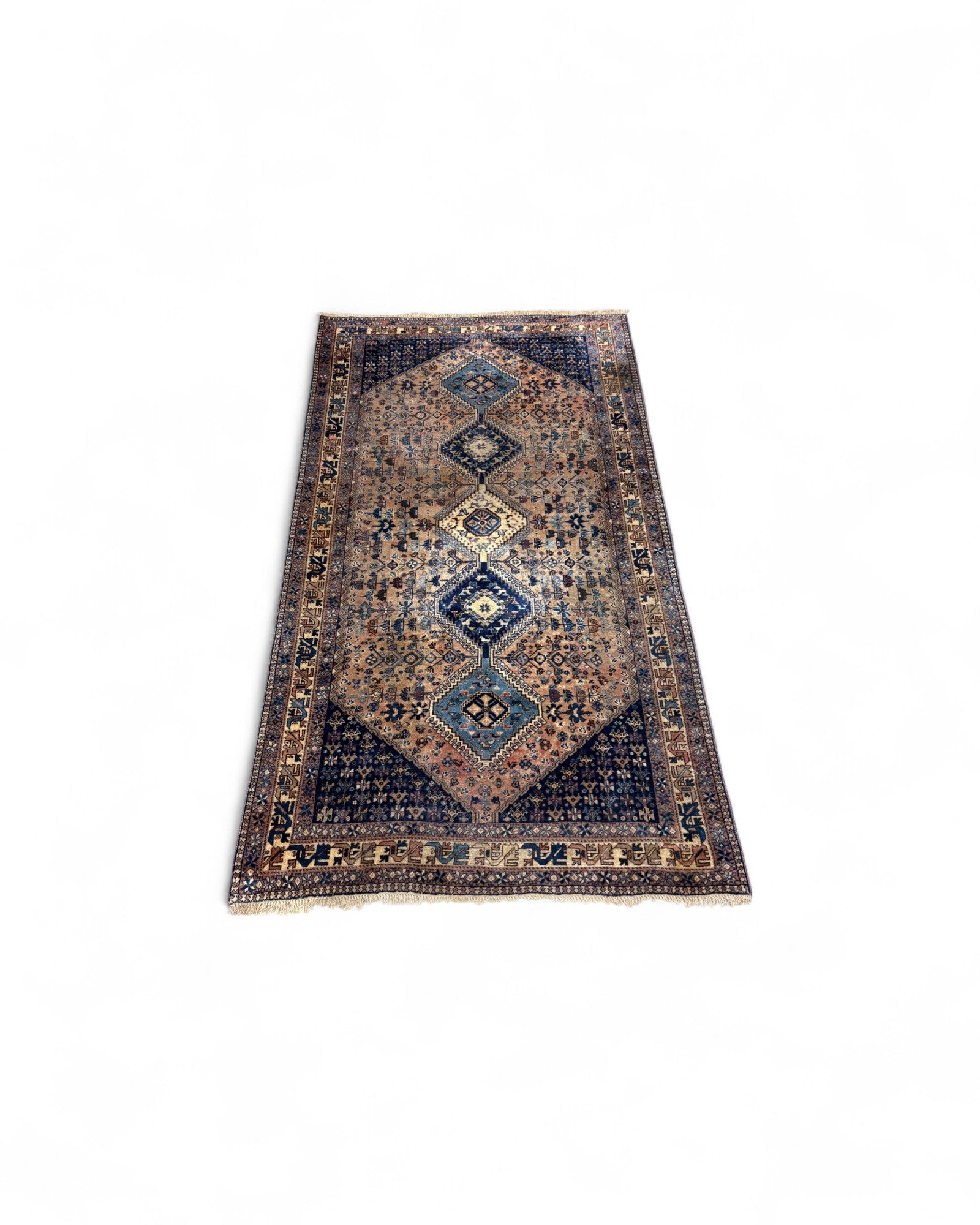 Persian Tribal Medallion Rug – Qashqai or Shiraz Region | 152 x 260cm