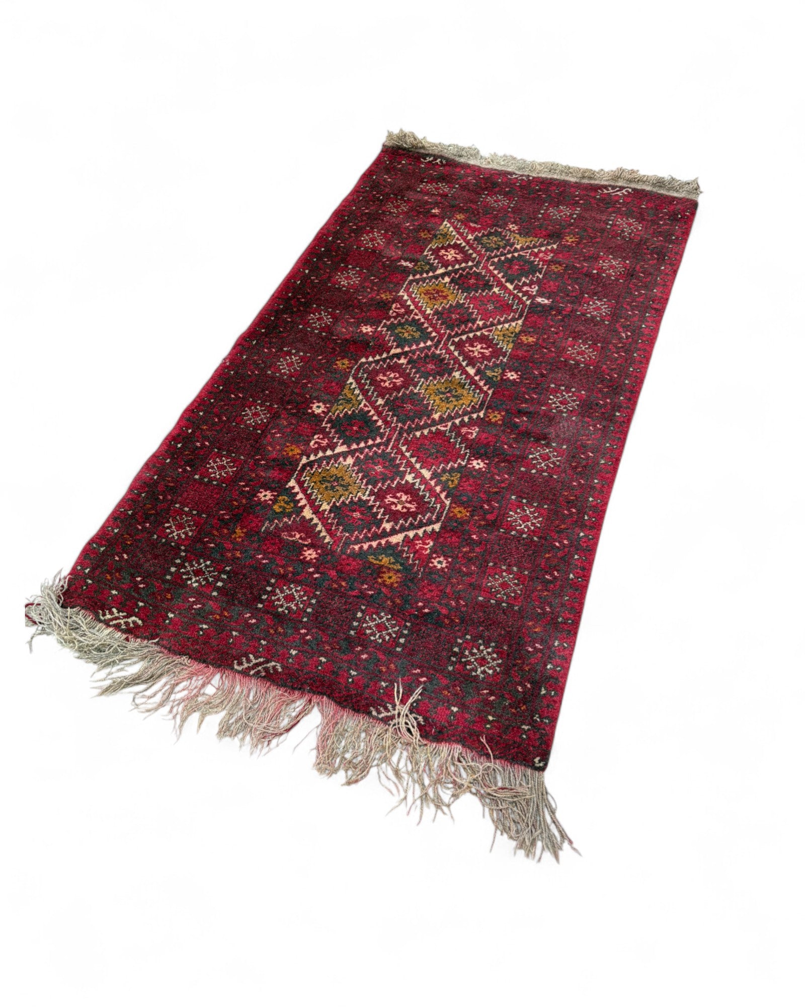 Baluch Tribal Wool Rug – Afghanistan | 101 x 181 cm