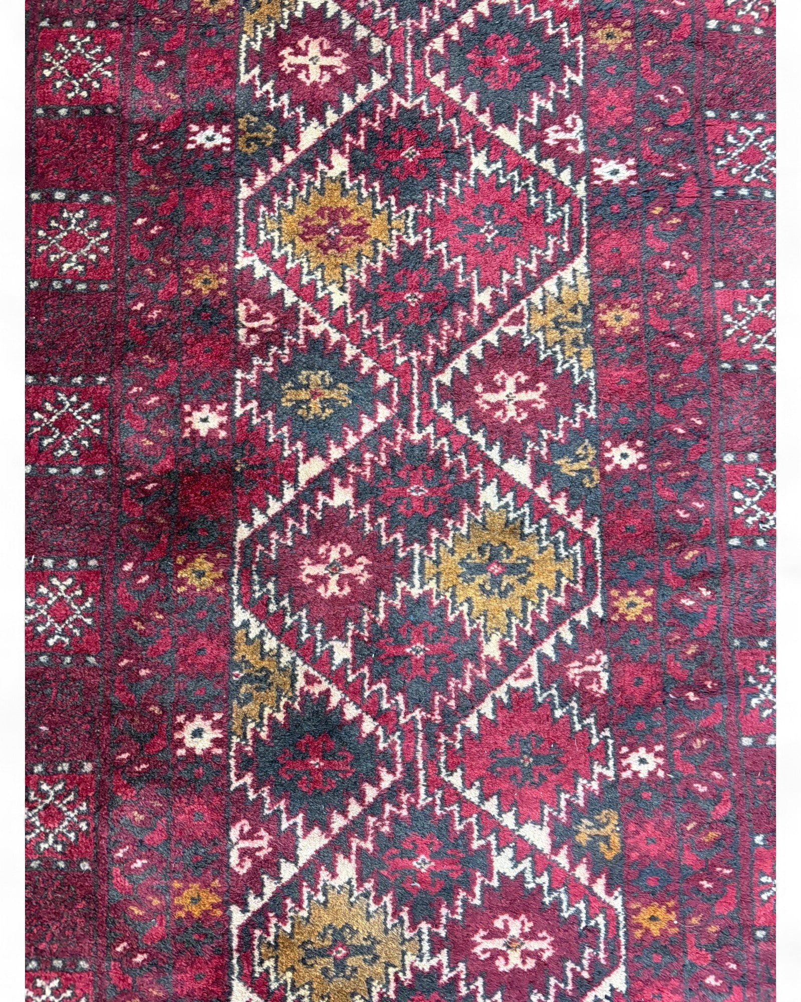 Baluch Tribal Wool Rug – Afghanistan | 101 x 181 cm