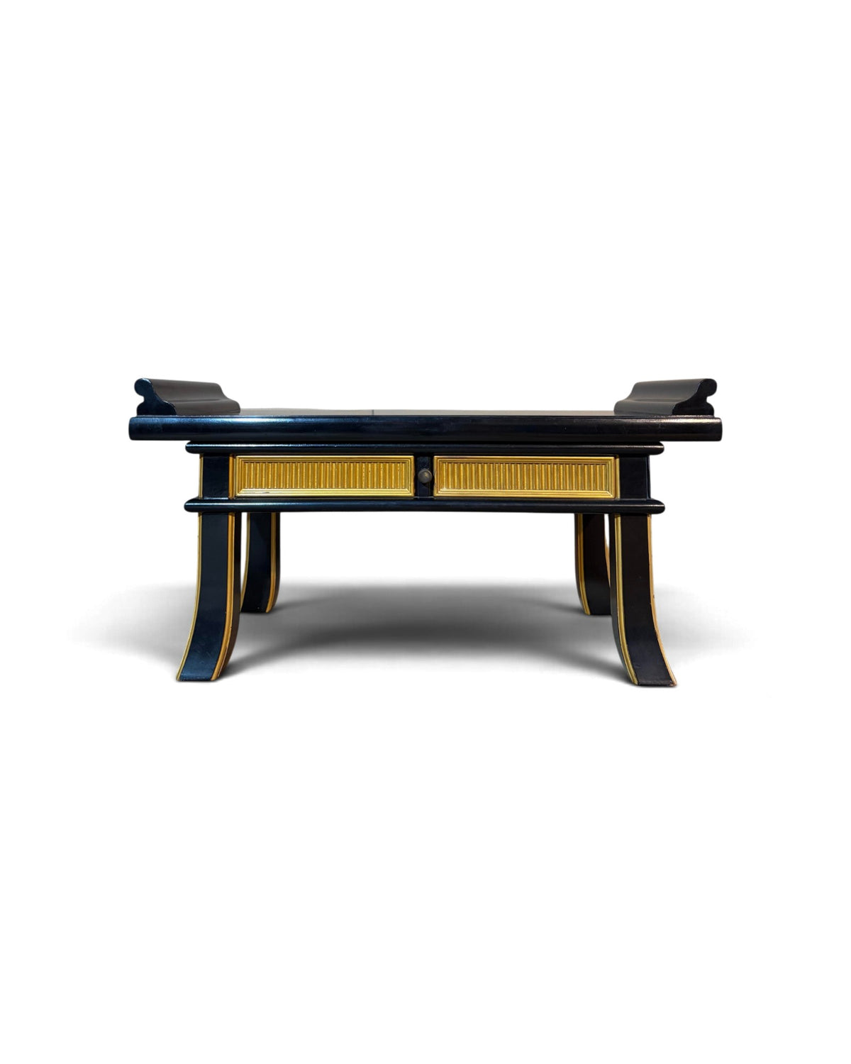 Solid Wood Lacquer Japanese Prayer Tables 3 Piece Set