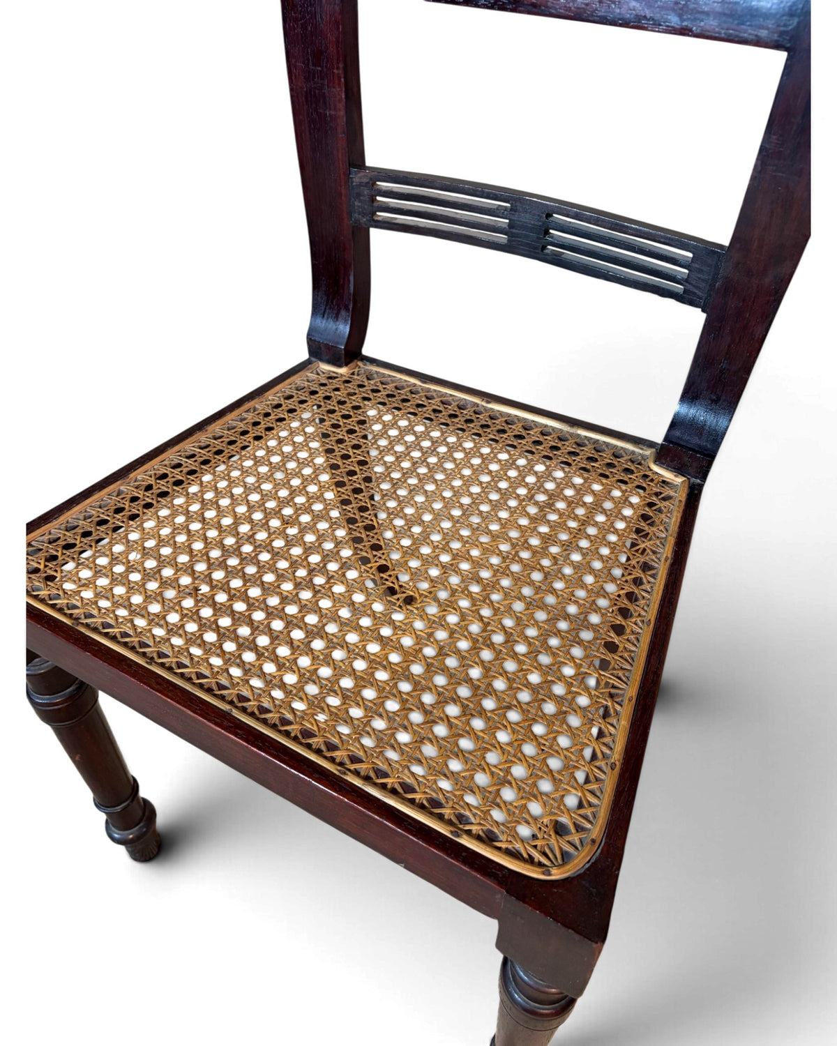 Set of 4 Rattan Dining Chairs