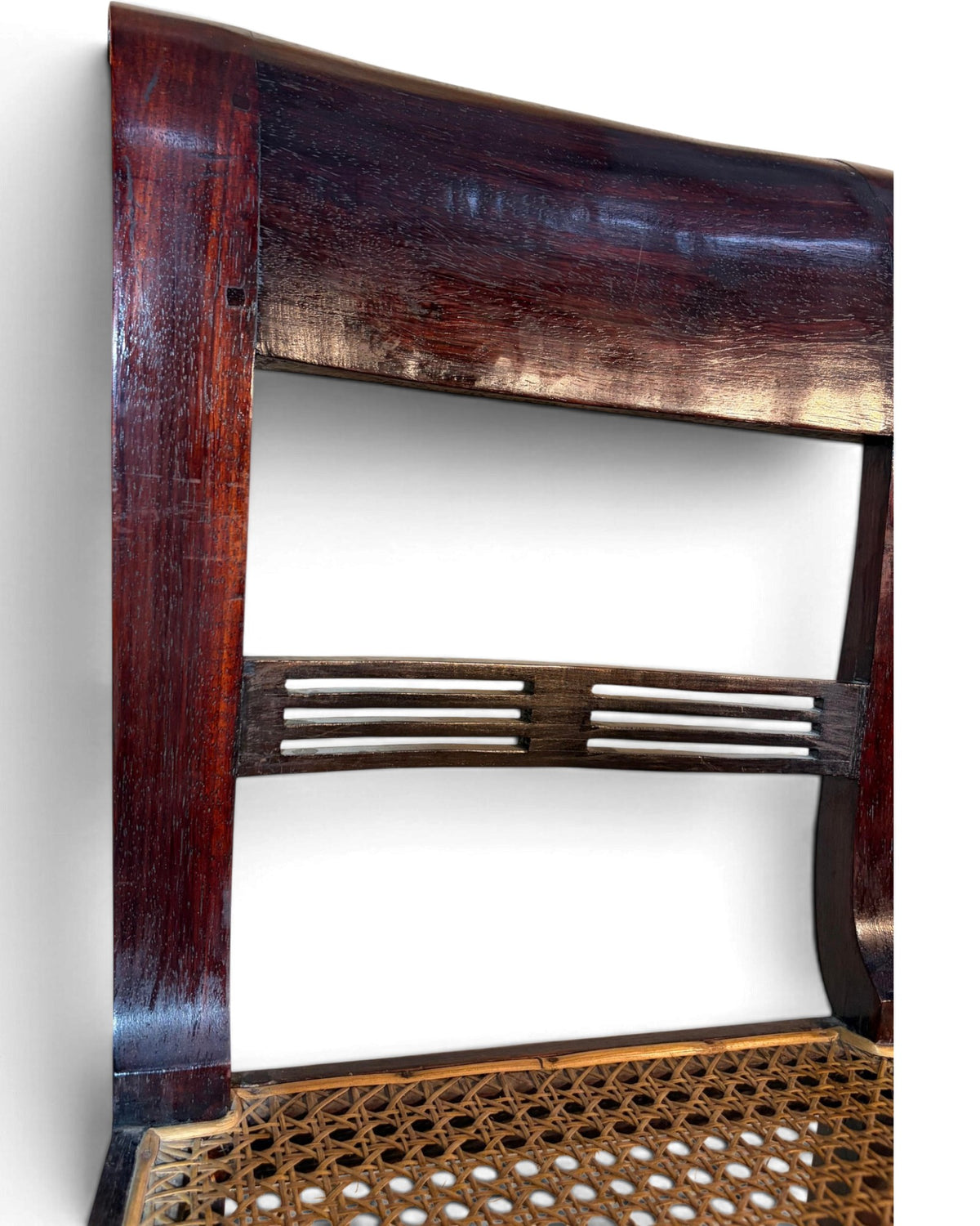 Set of 4 Rattan Dining Chairs