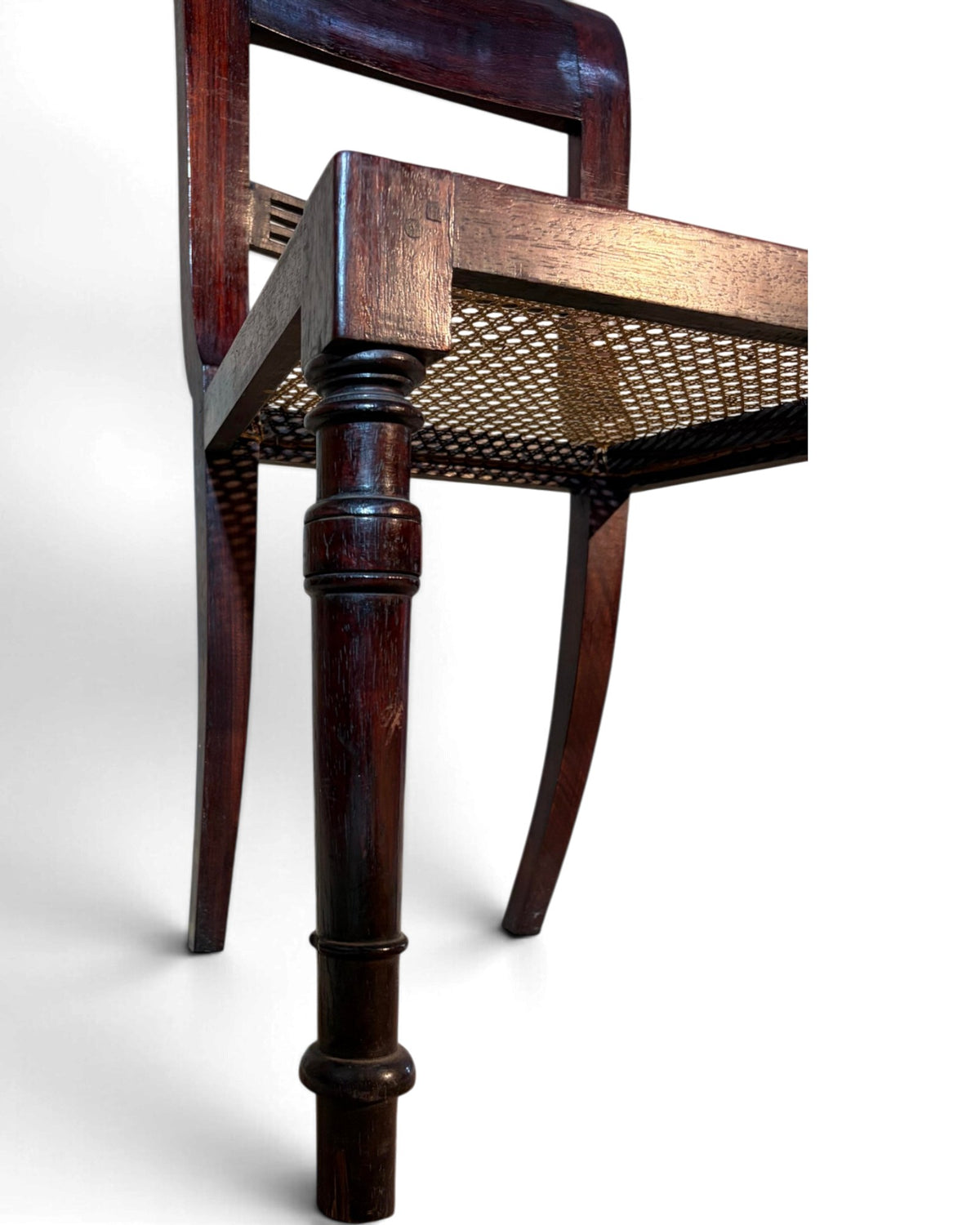 Set of 4 Rattan Dining Chairs