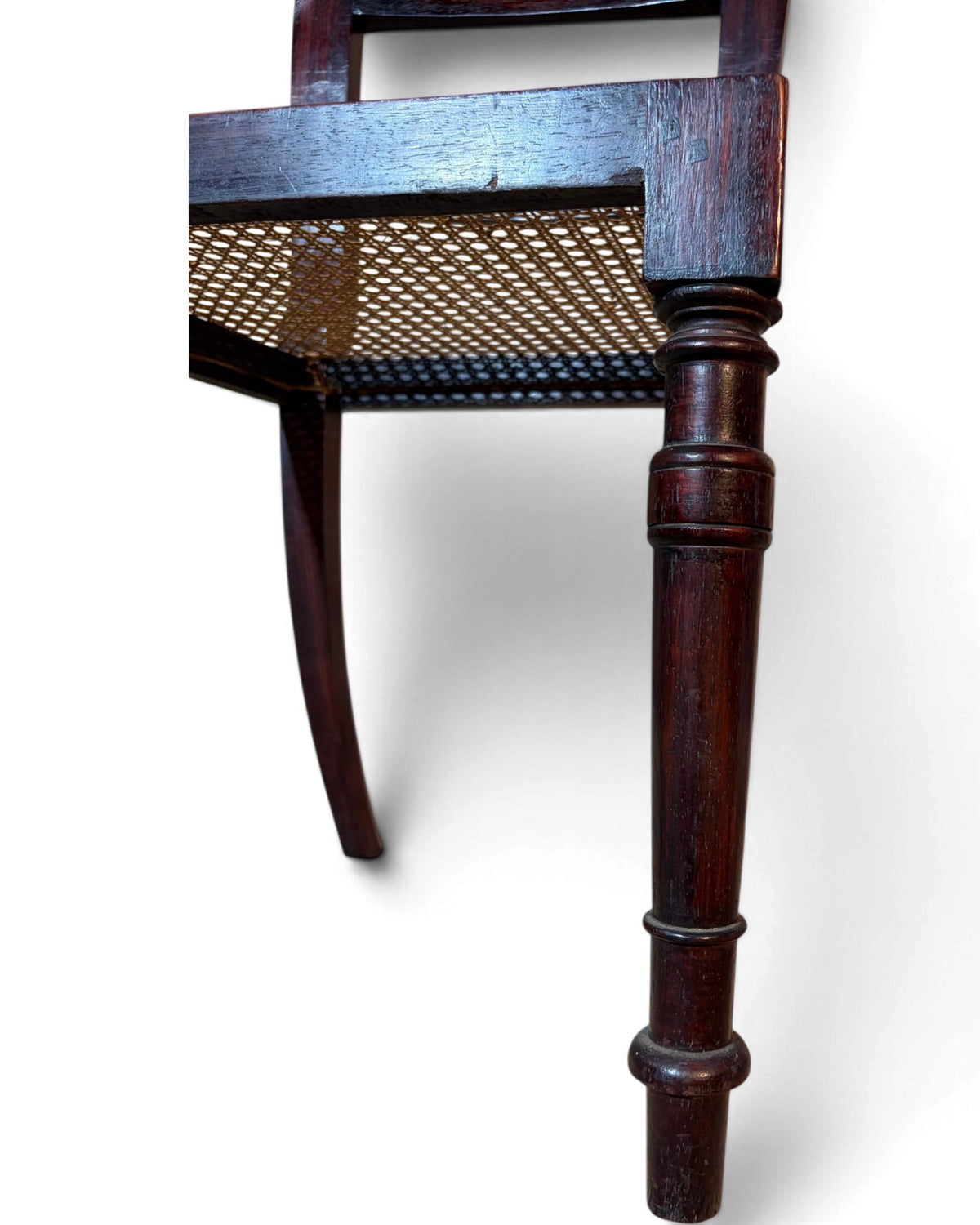 Set of 4 Rattan Dining Chairs