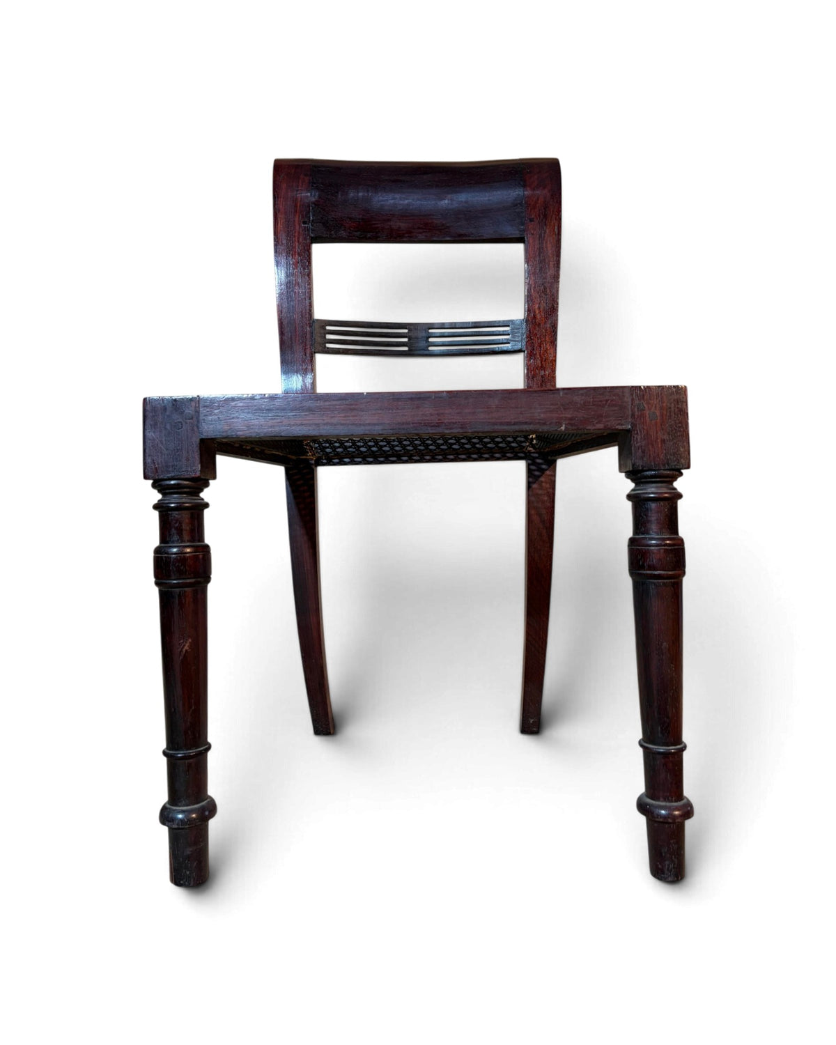 Set of 4 Rattan Dining Chairs