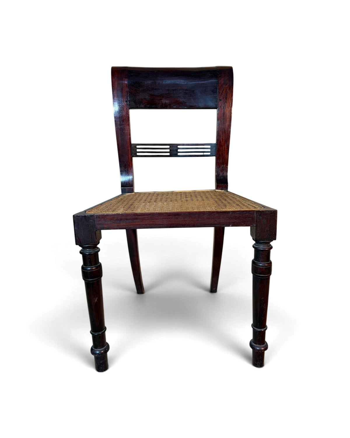 Set of 4 Rattan Dining Chairs