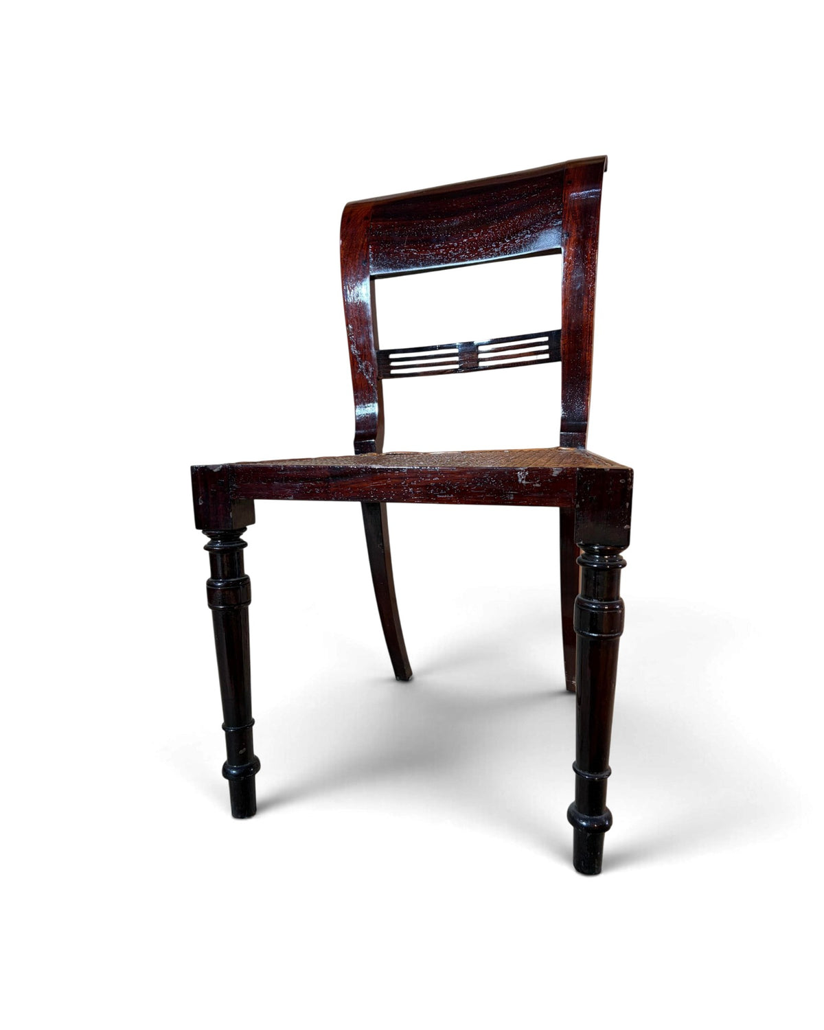 Set of 4 Rattan Dining Chairs
