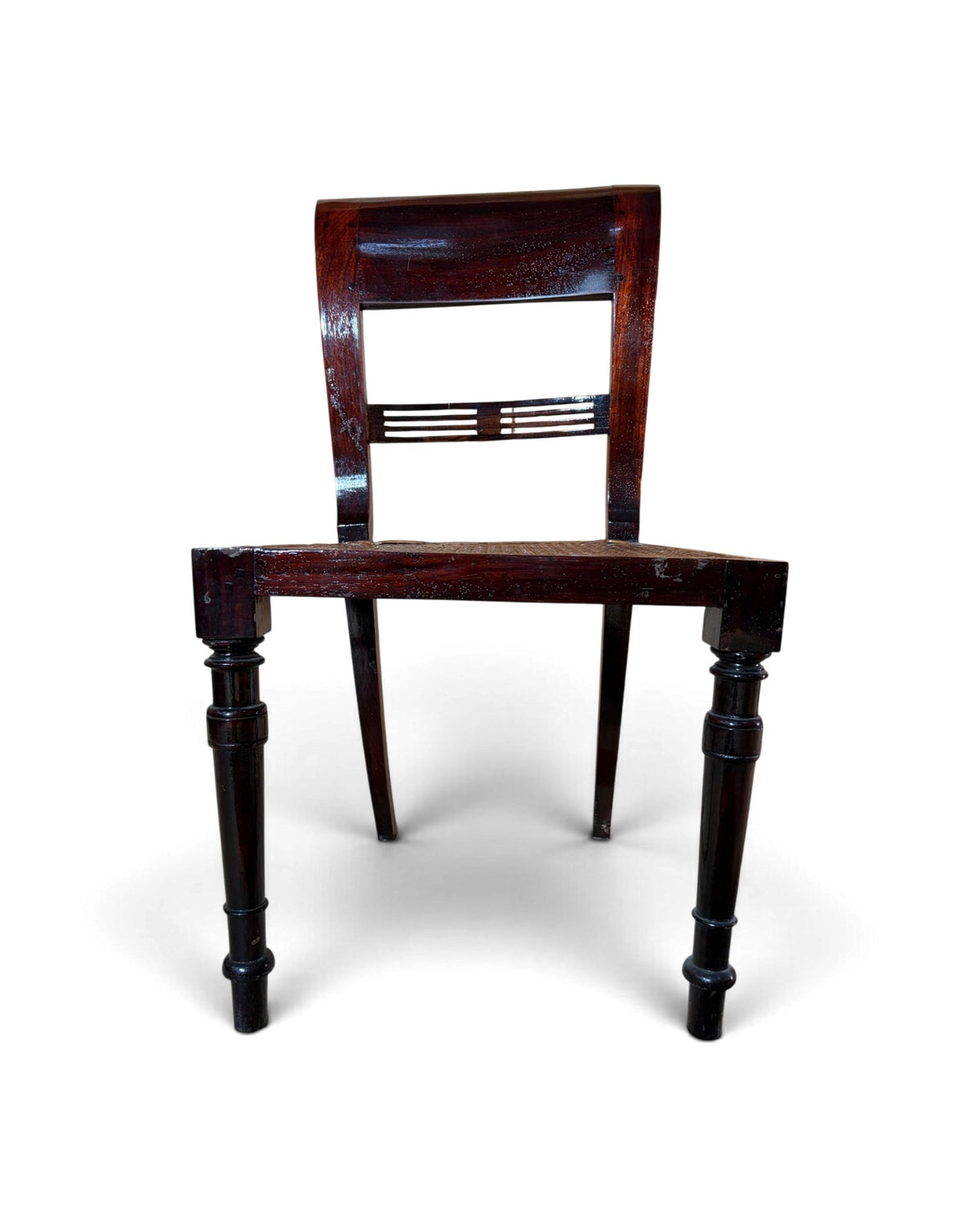 Set of 4 Rattan Dining Chairs