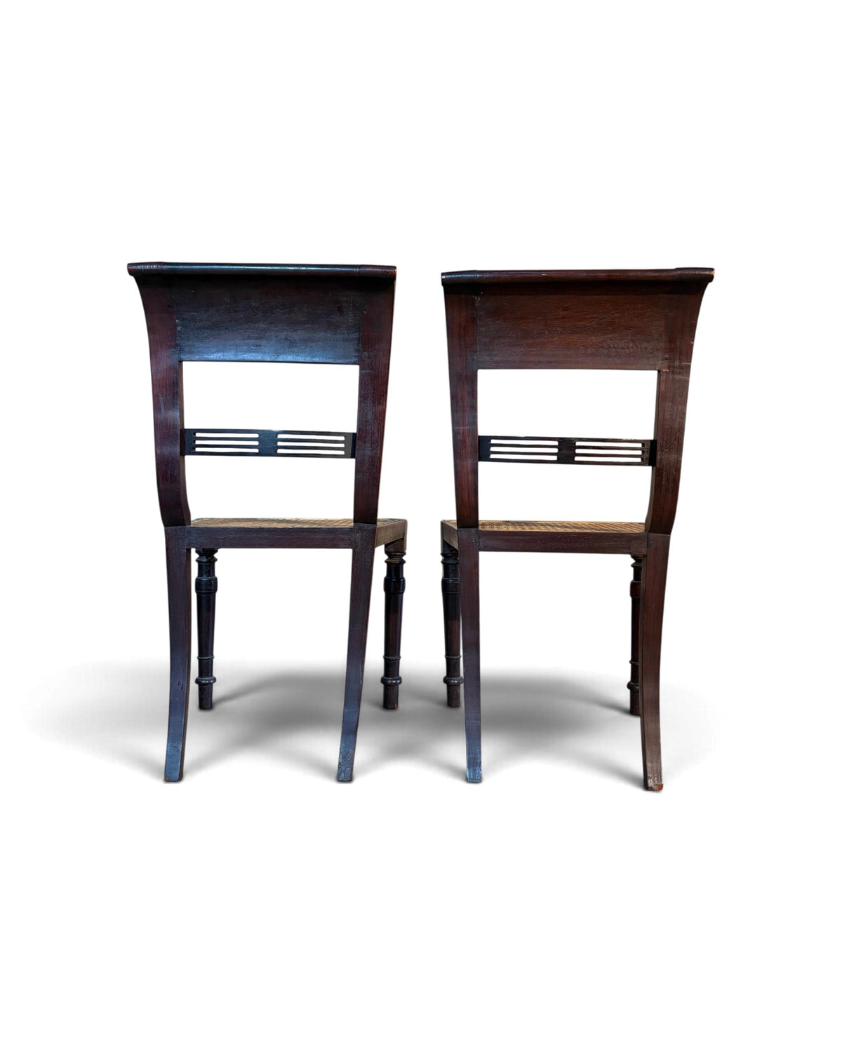 Set of 4 Rattan Dining Chairs