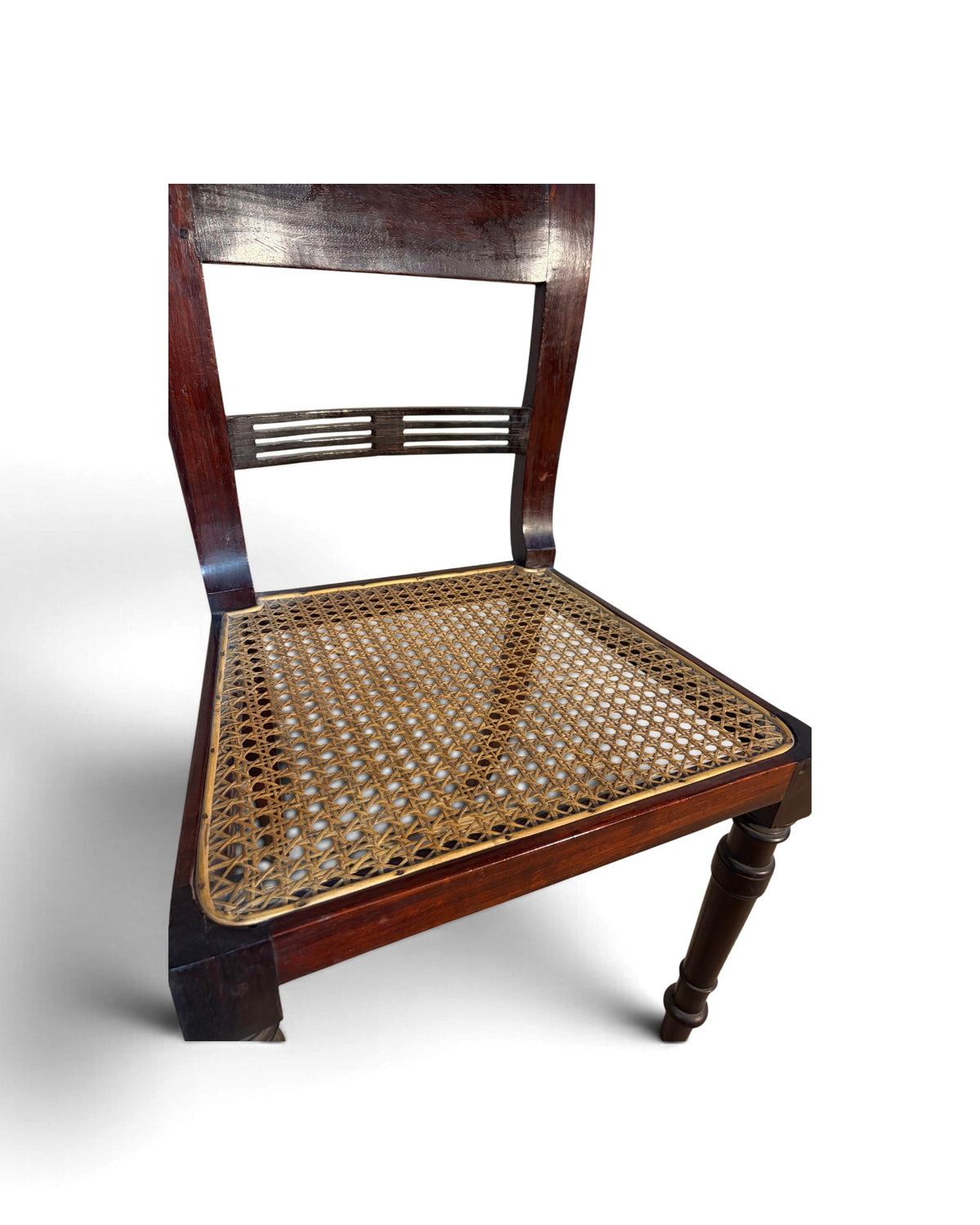 Set of 4 Rattan Dining Chairs