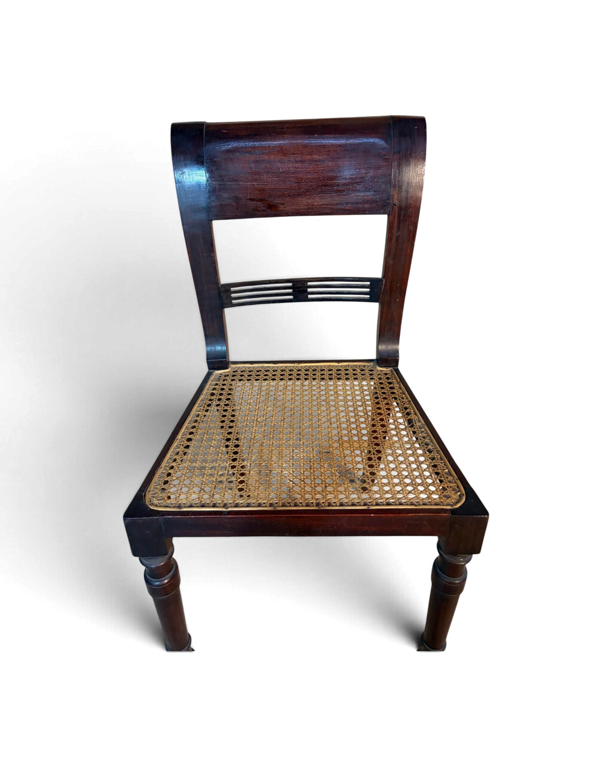 Set of 4 Rattan Dining Chairs