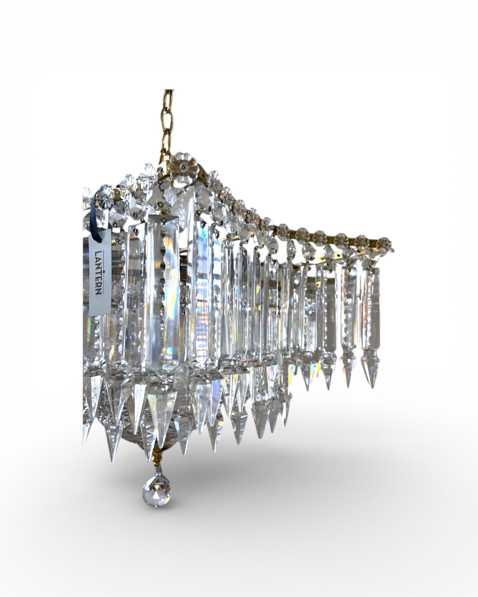Hexagram Empire - Style Crystal Chandelier - Surround Living - 10