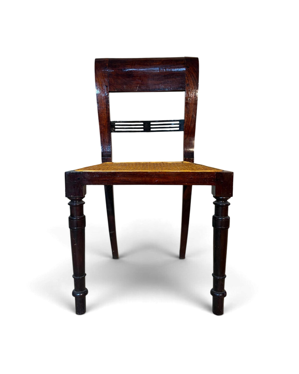Rattan Dining Chair (Dark Lacquer)