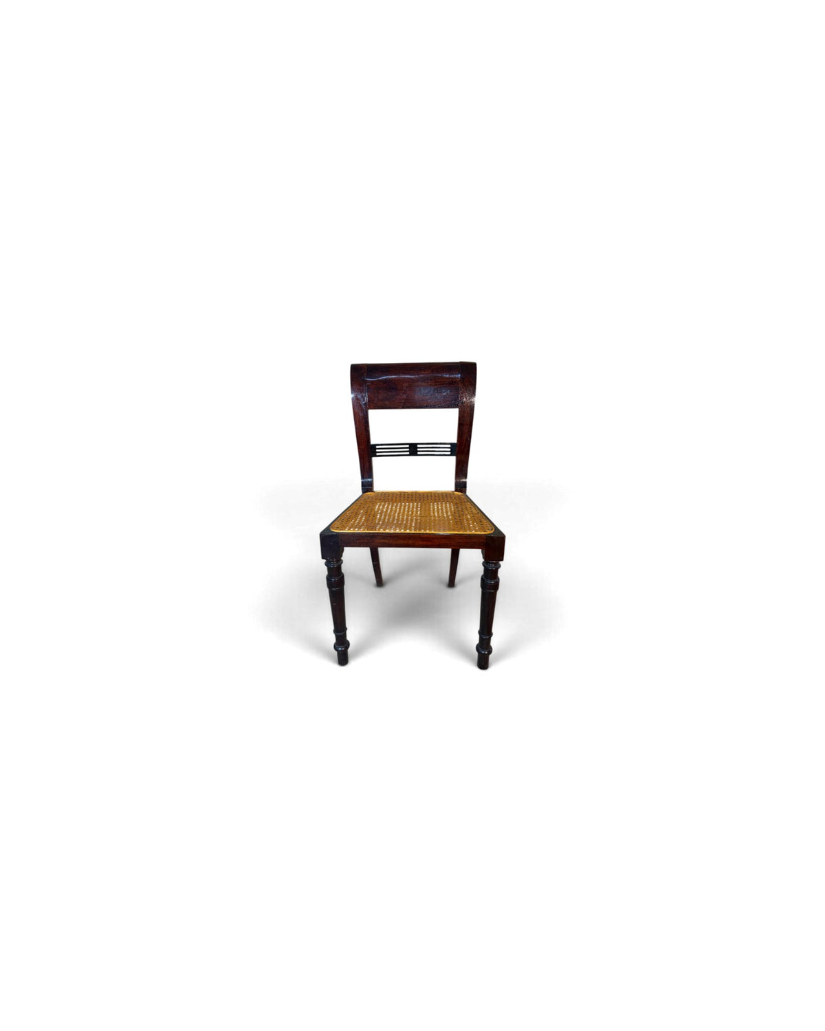 Rattan Dining Chair (Dark Lacquer)