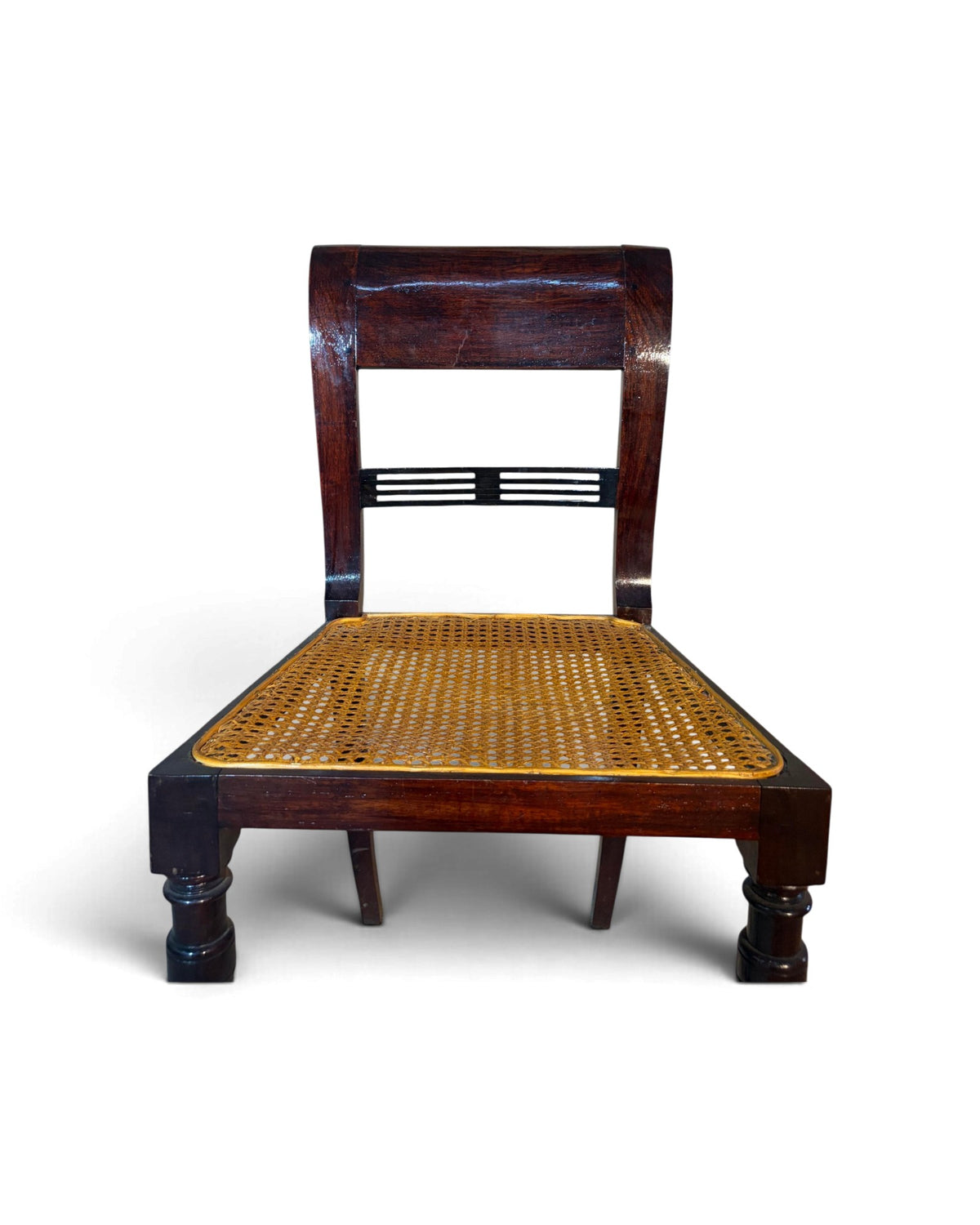 Rattan Dining Chair (Dark Lacquer)