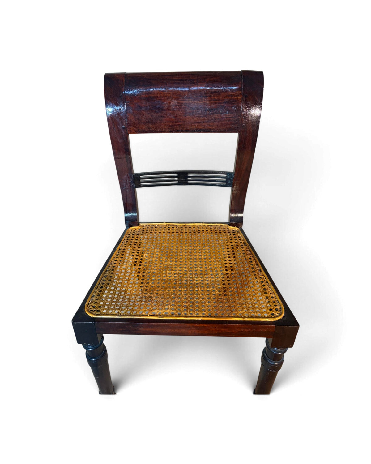 Rattan Dining Chair (Dark Lacquer)
