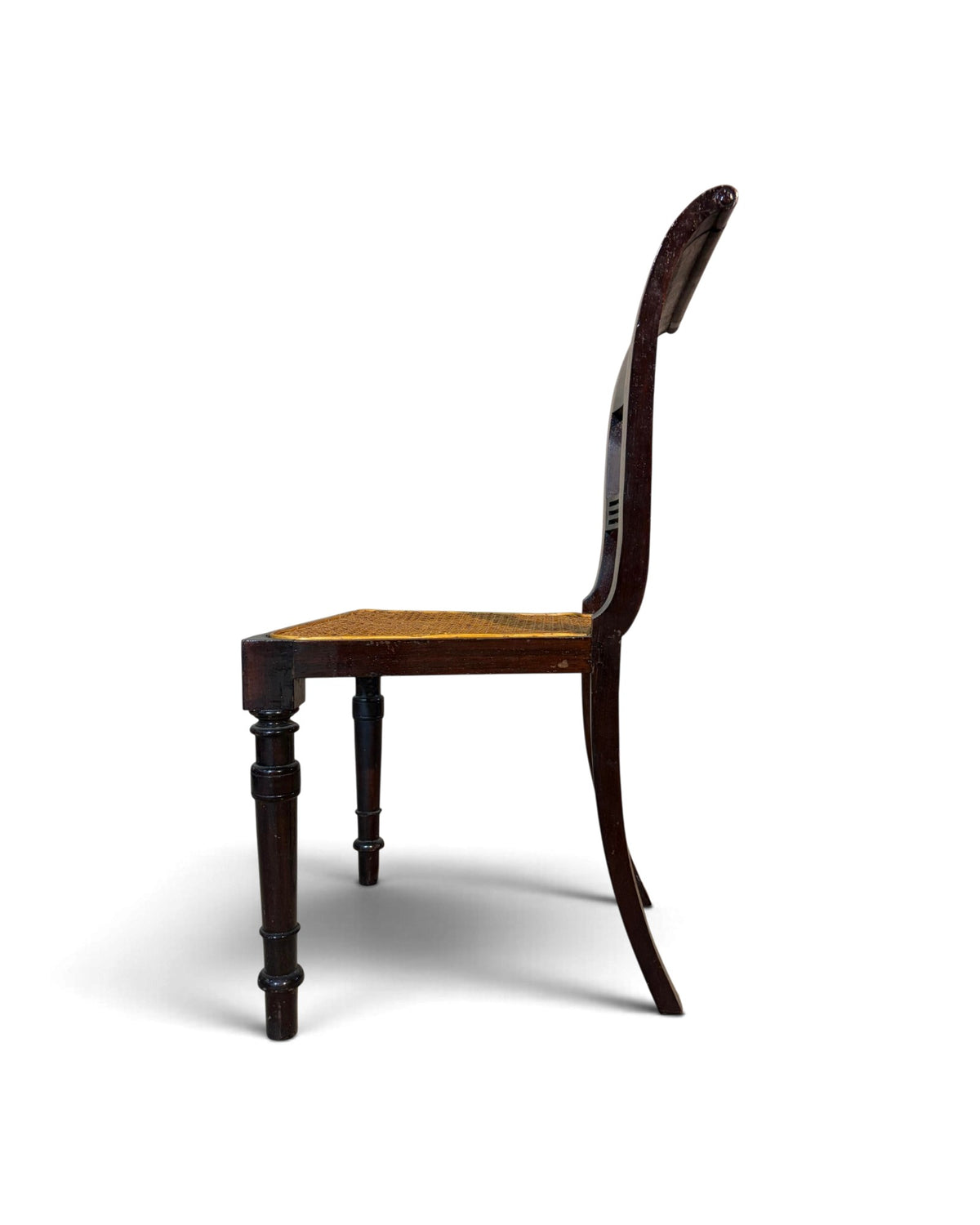 Rattan Dining Chair (Dark Lacquer)