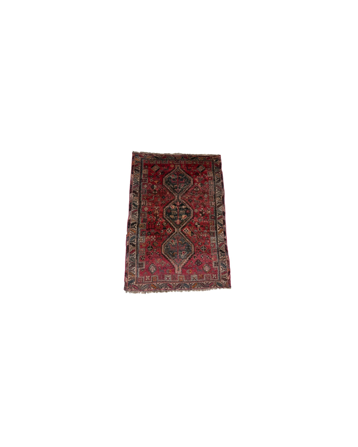 Red Tribal Pattern Rug (Medium)