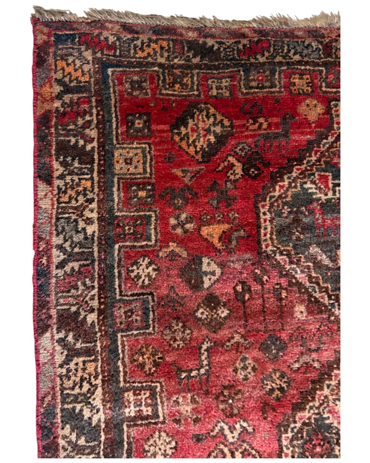 Red Tribal Pattern Rug (Medium)
