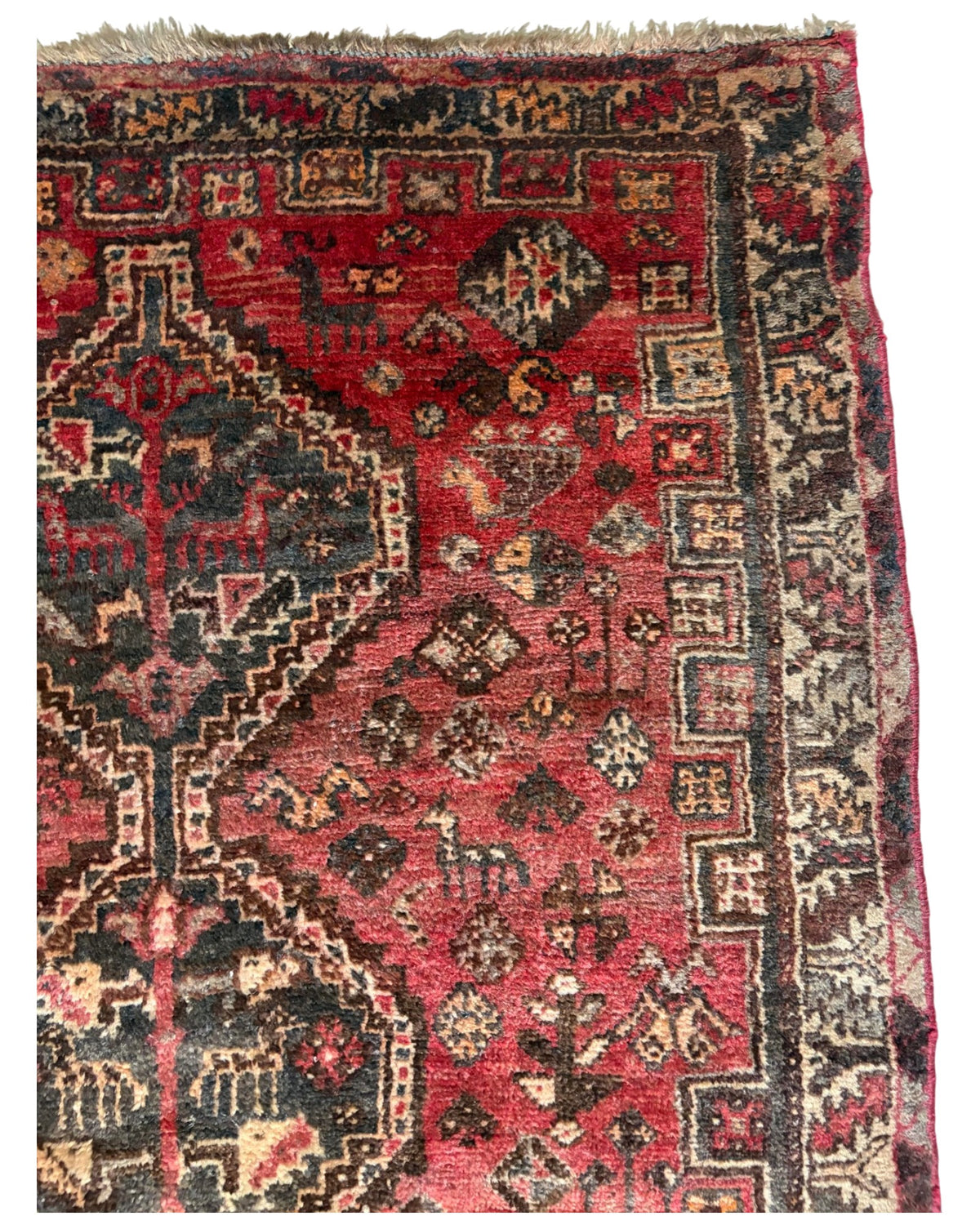 Red Tribal Pattern Rug (Medium)