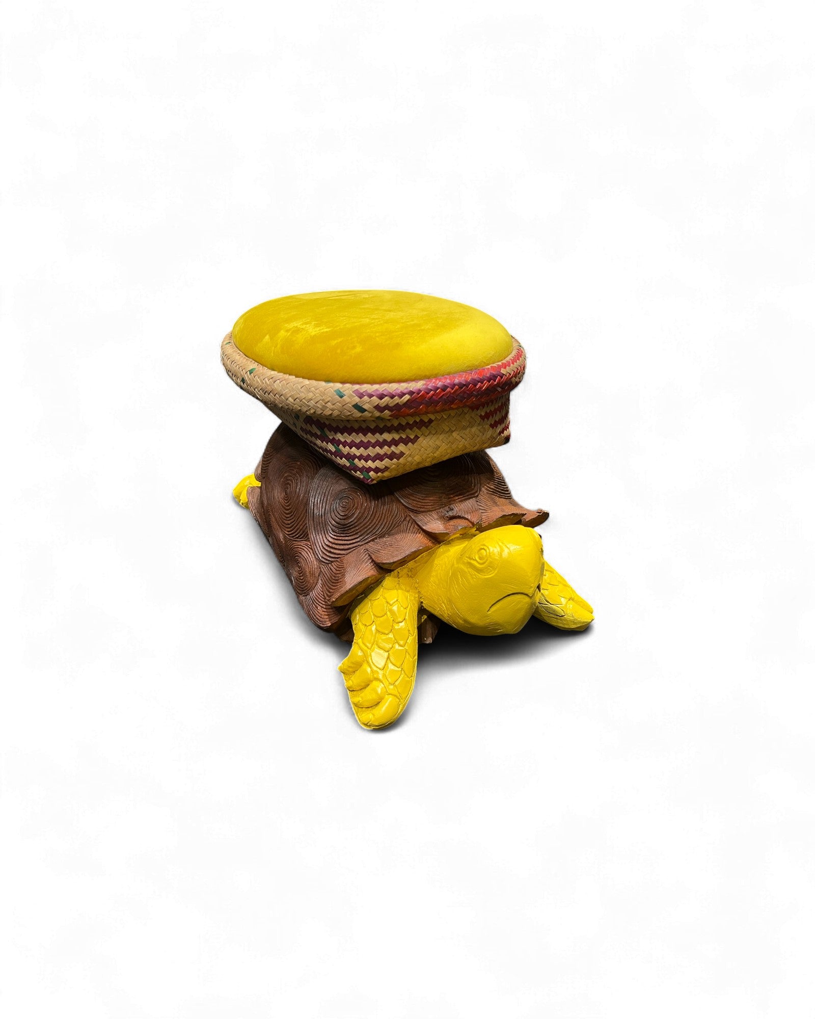 MASAYA - Turte Tote Basket Yellow