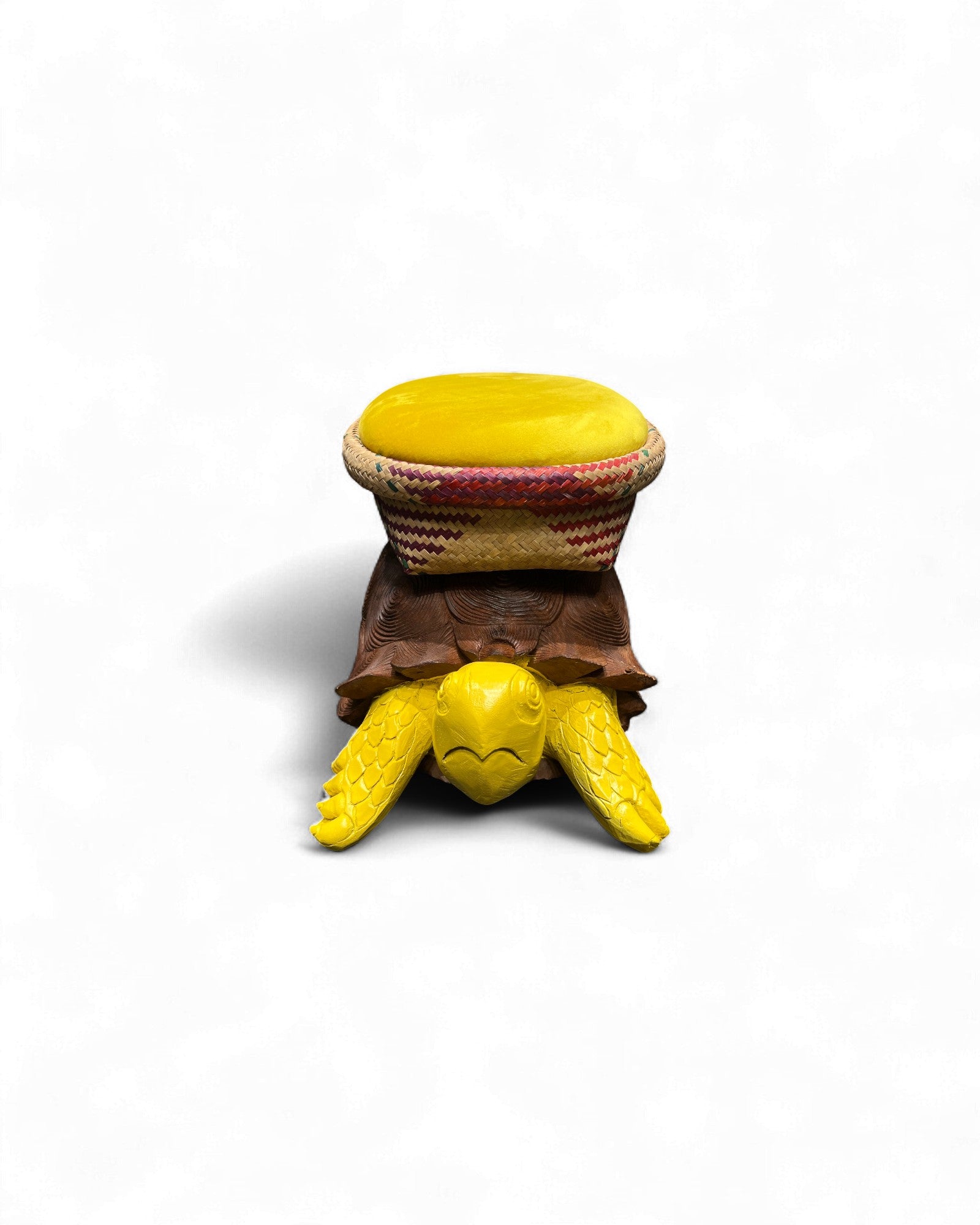 MASAYA - Turte Tote Basket Yellow