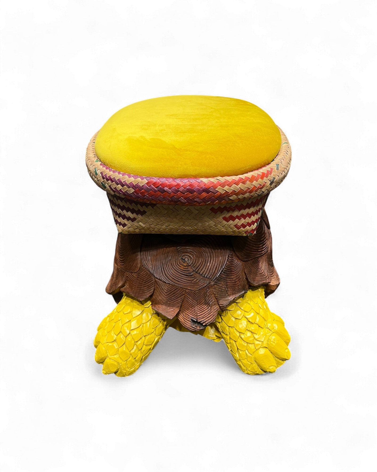 MASAYA - Turte Tote Basket Yellow