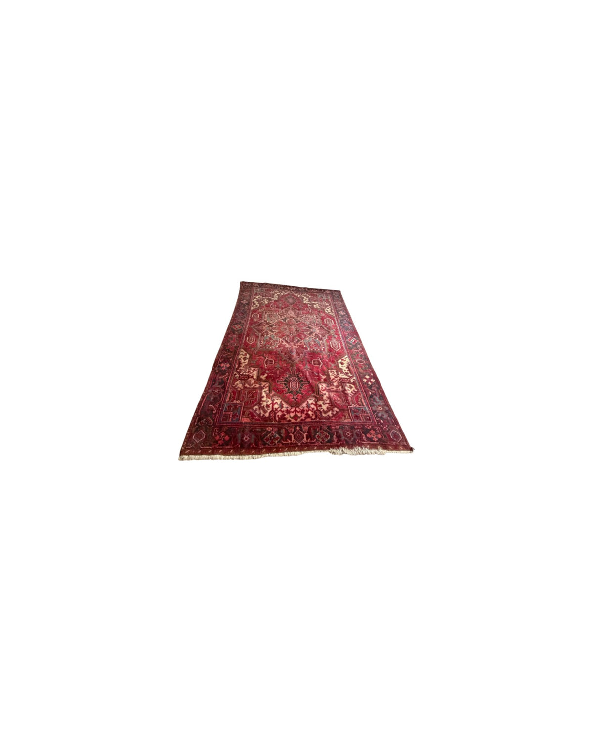 Red Mandala Patterned Rug (XL)