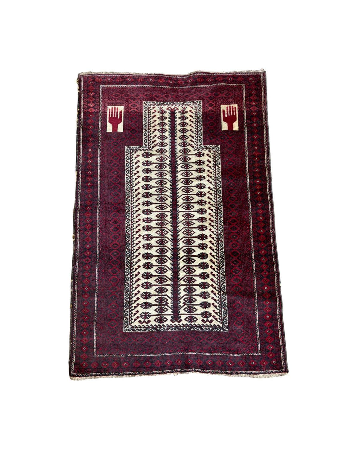 Red Hand Prayer Mat (S)
